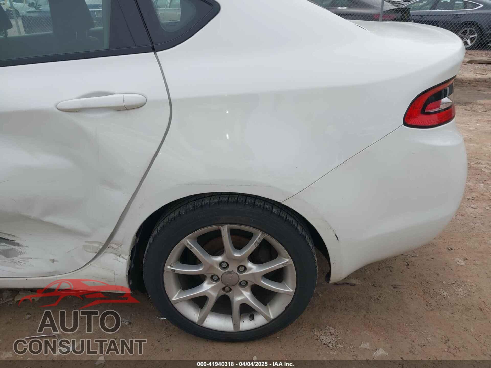 DODGE DART 2013 - 1C3CDFBH5DD157405