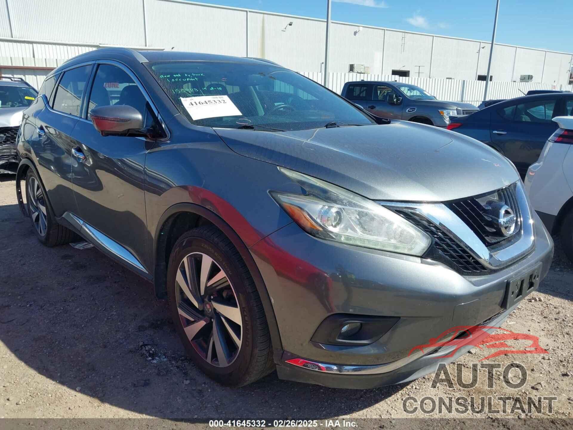 NISSAN MURANO 2017 - 5N1AZ2MG2HN140770