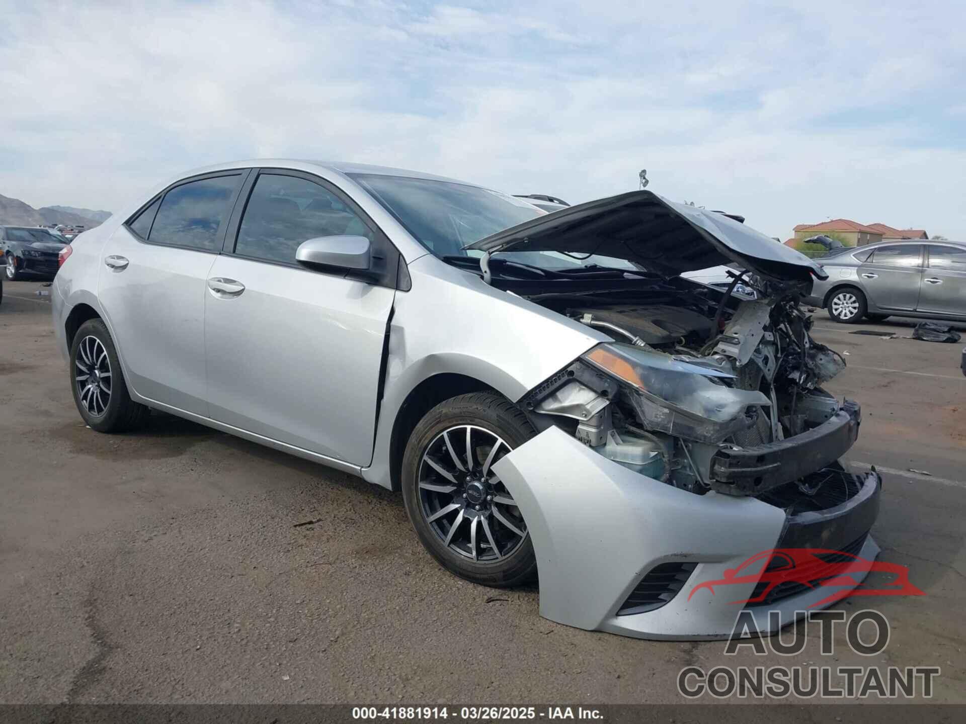 TOYOTA COROLLA 2016 - 2T1BURHE0GC653395