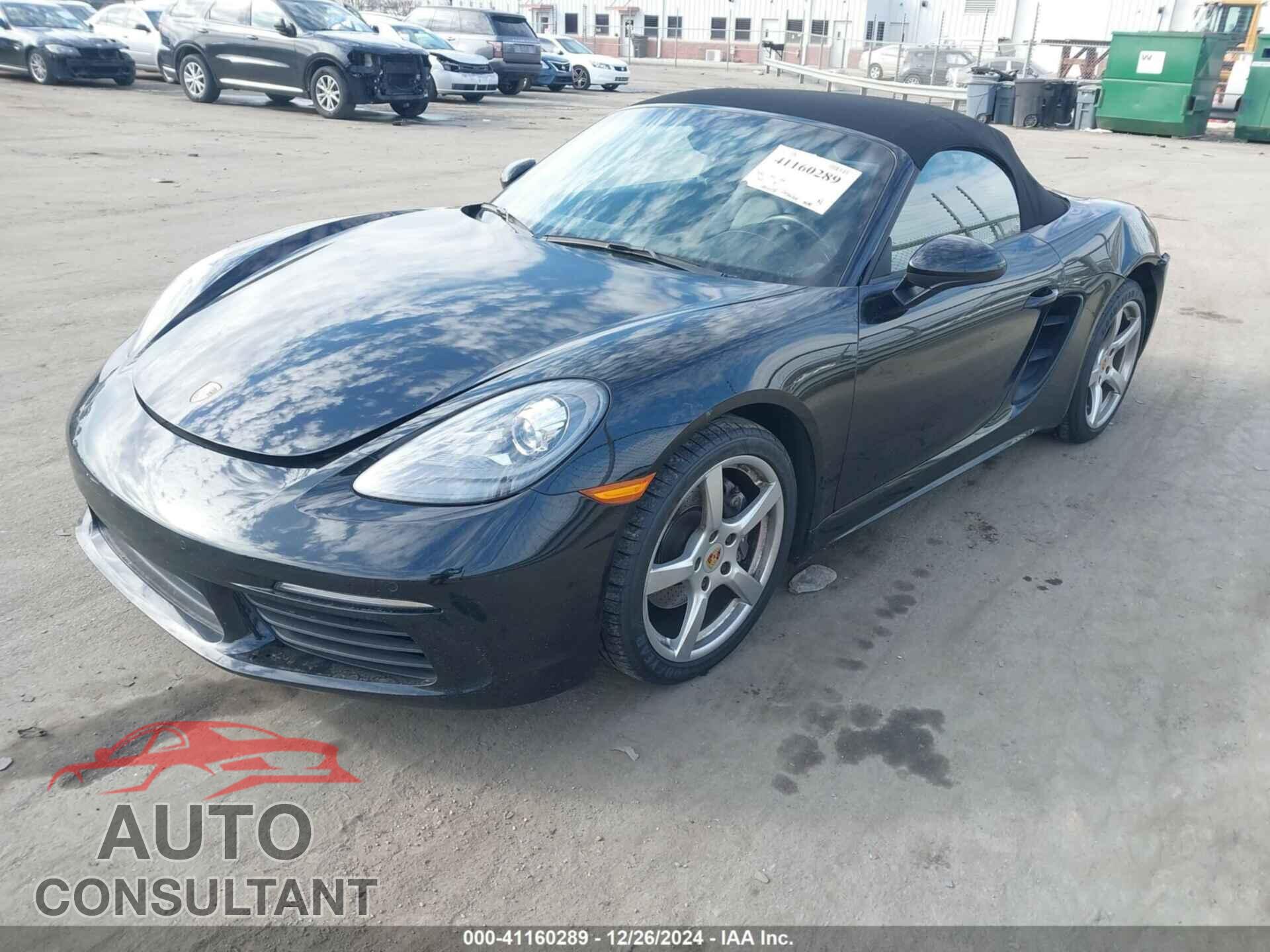 PORSCHE 718 BOXSTER 2017 - WP0CA2A82HS221268