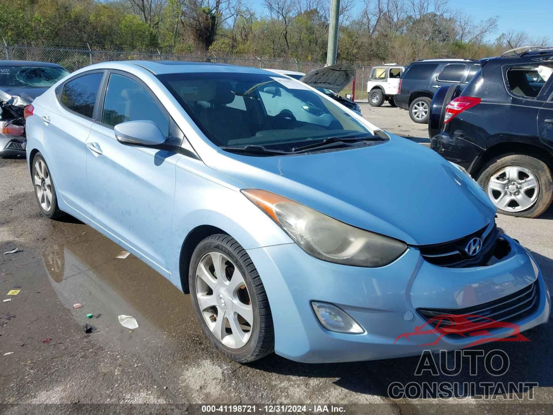 HYUNDAI ELANTRA 2012 - KMHDH4AE4CU388015