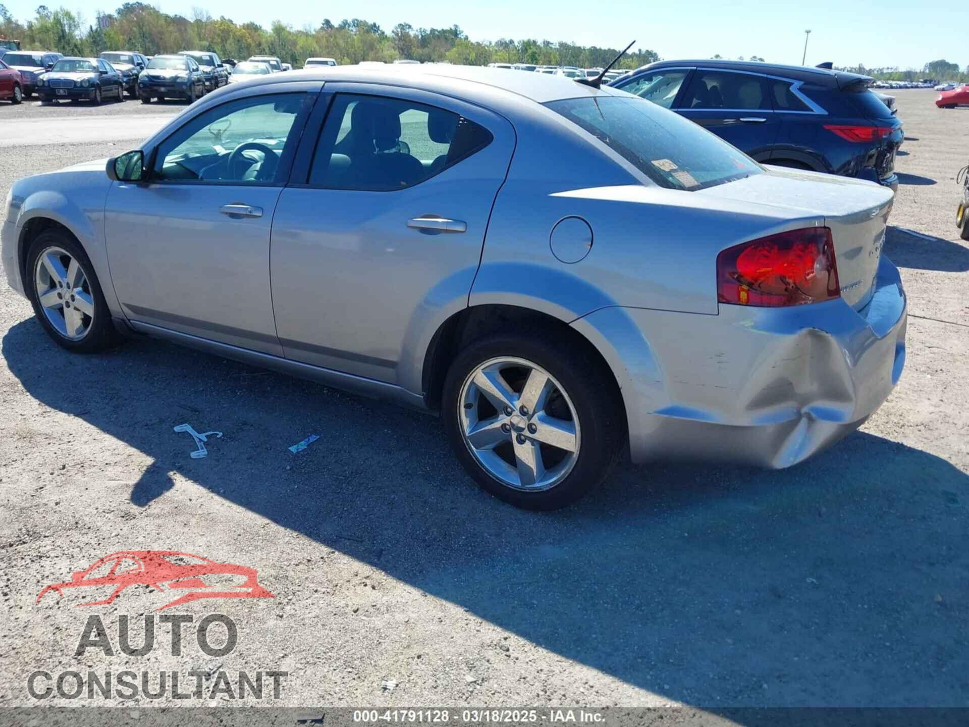 DODGE AVENGER 2013 - 1C3CDZAB8DN658166