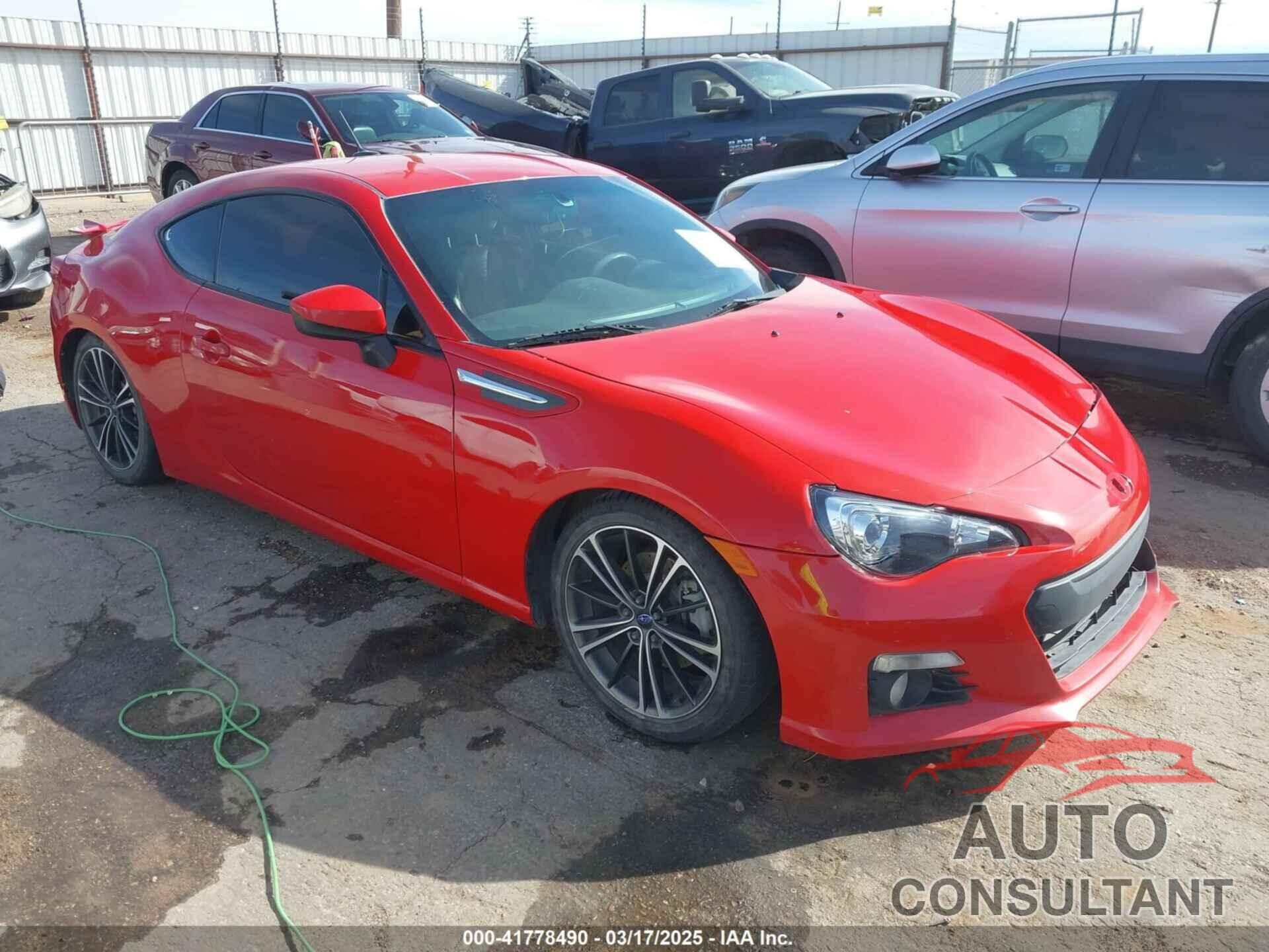 SUBARU BRZ 2014 - JF1ZCAC17E8604393