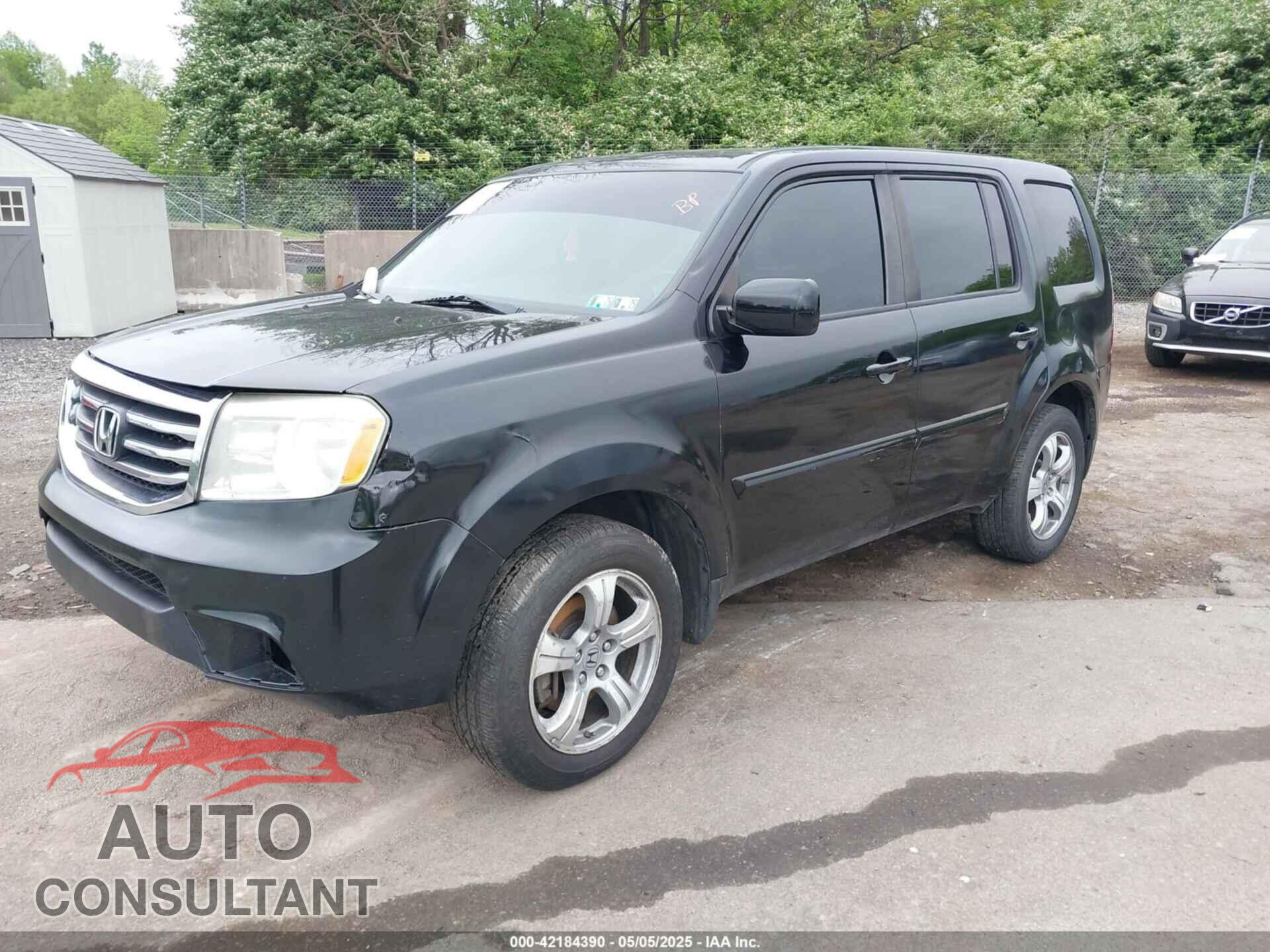 HONDA PILOT 2012 - 5FNYF4H52CB068007