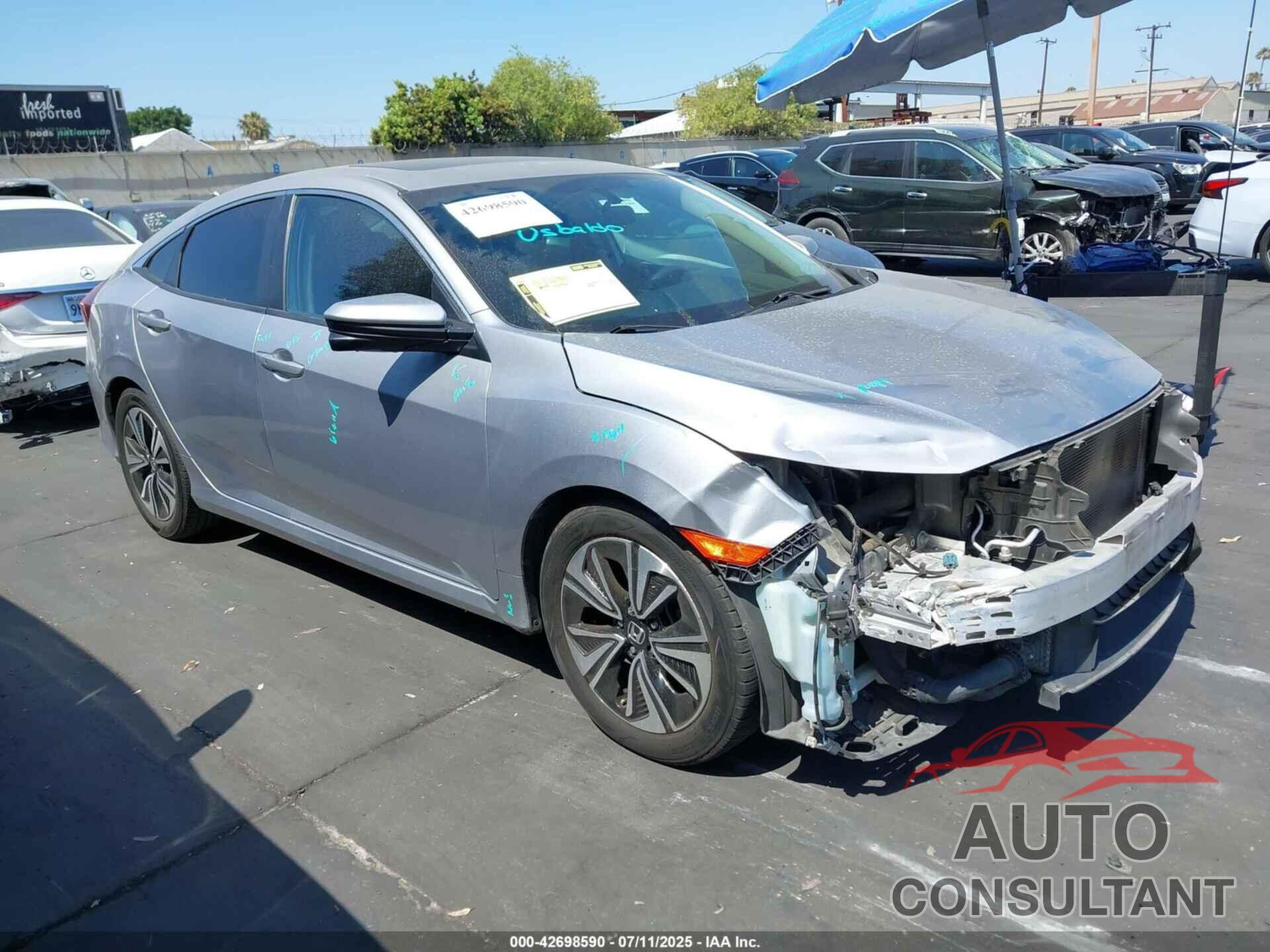 HONDA CIVIC 2017 - 2HGFC1F34HH650497