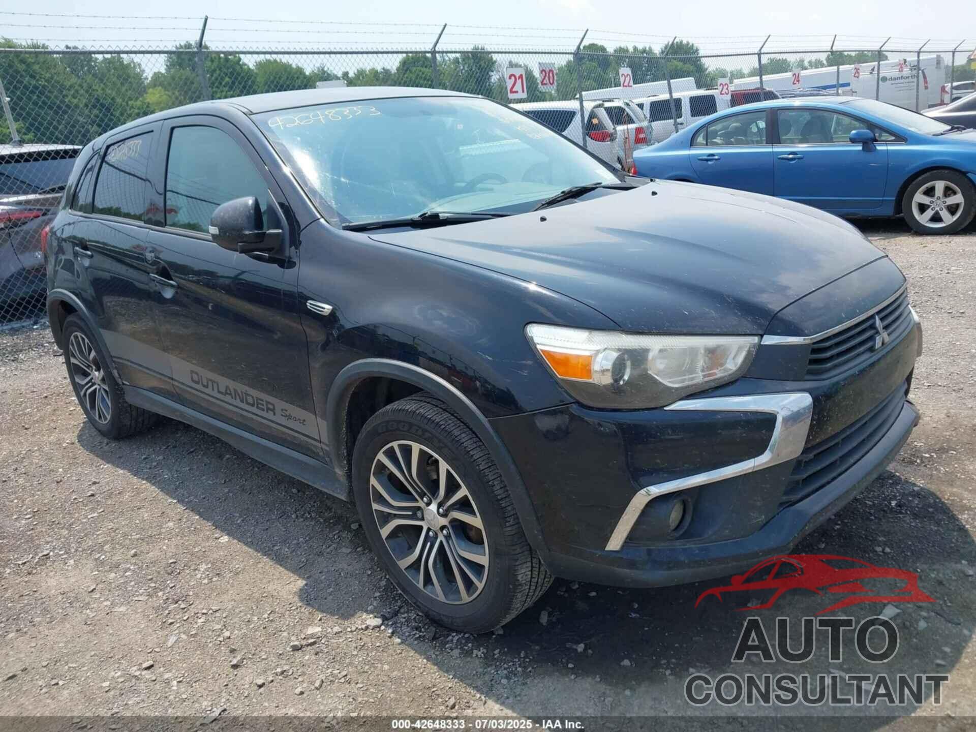 MITSUBISHI OUTLANDER SPORT 2017 - JA4AR3AU4HZ005779