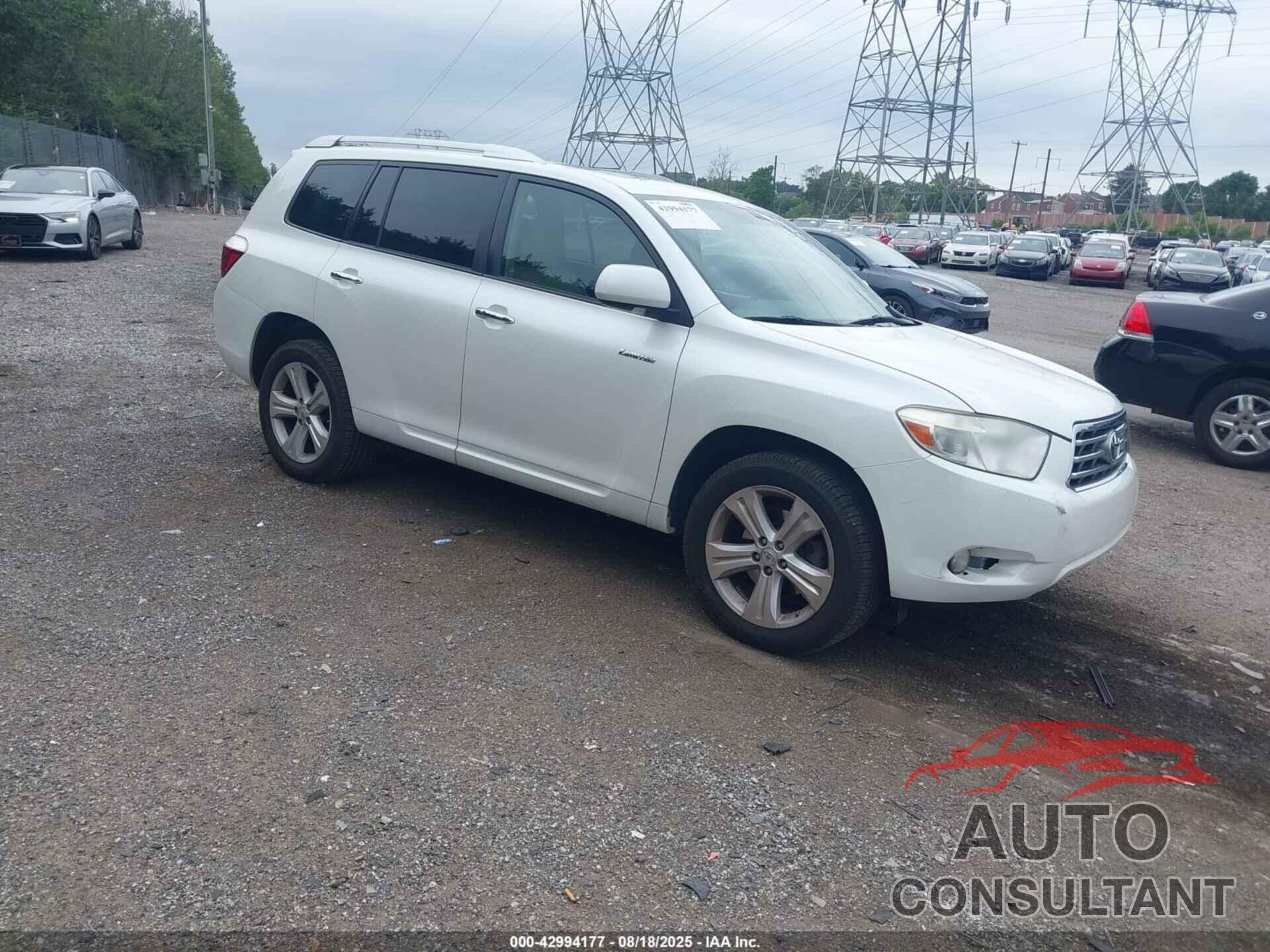 TOYOTA HIGHLANDER 2010 - 5TDDK3EH6AS004175