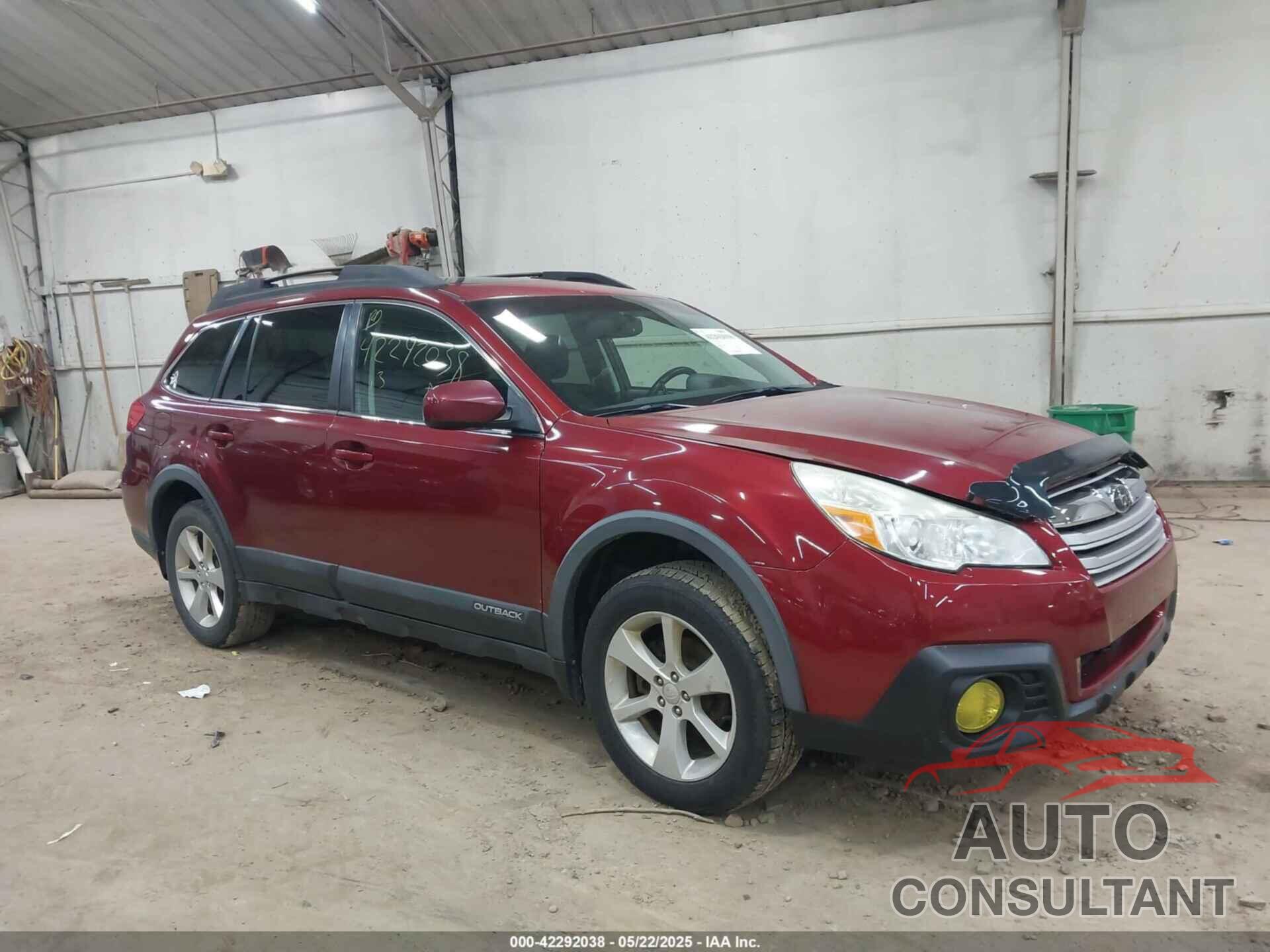 SUBARU OUTBACK 2013 - 4S4BRBGC9D3253750
