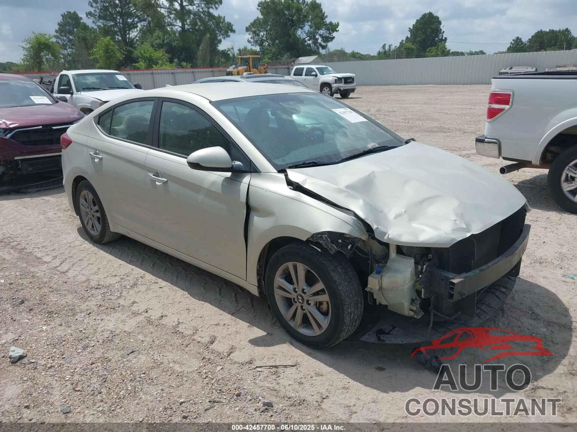 HYUNDAI ELANTRA 2018 - KMHD84LF1JU475972