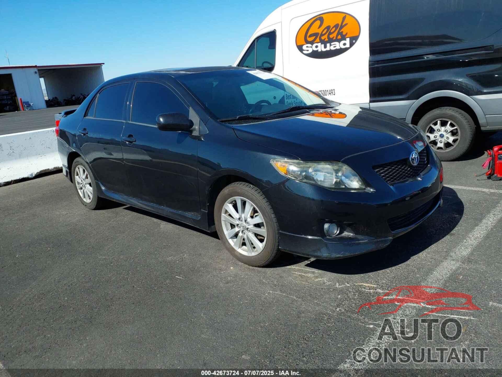 TOYOTA COROLLA 2009 - 1NXBU40E89Z017470