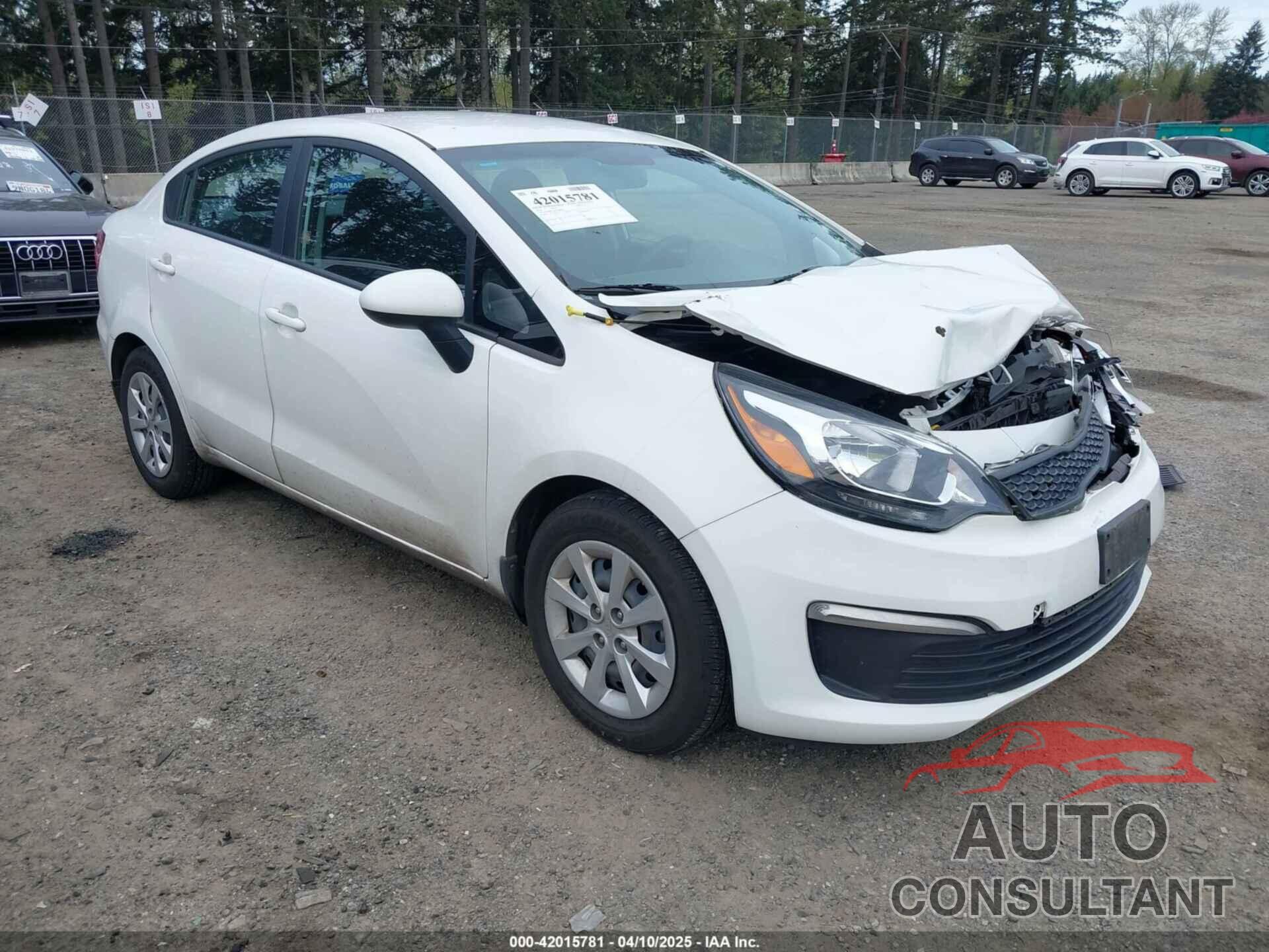 KIA RIO 2016 - KNADM4A36G6686149