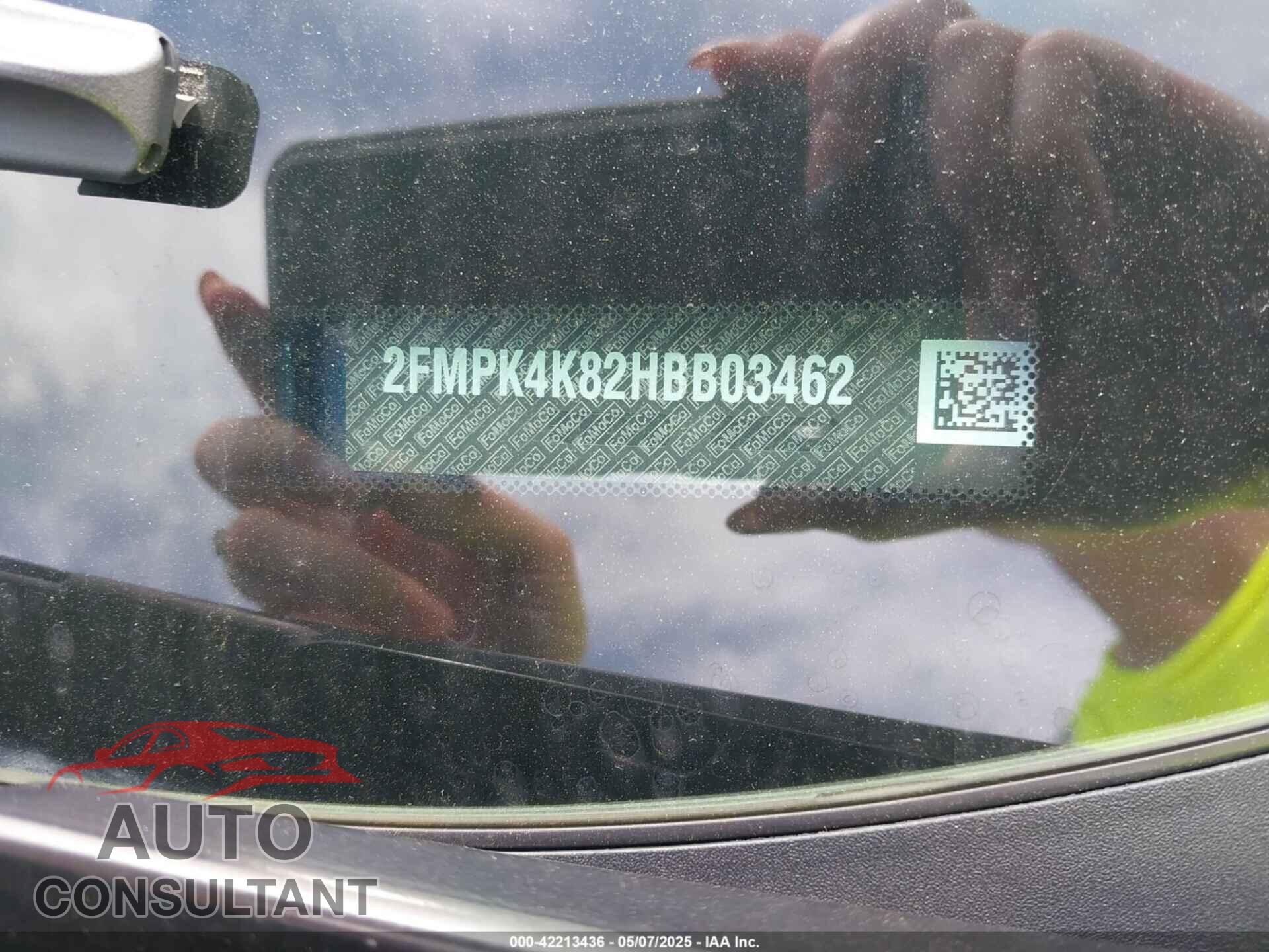 FORD EDGE 2017 - 2FMPK4K82HBB03462