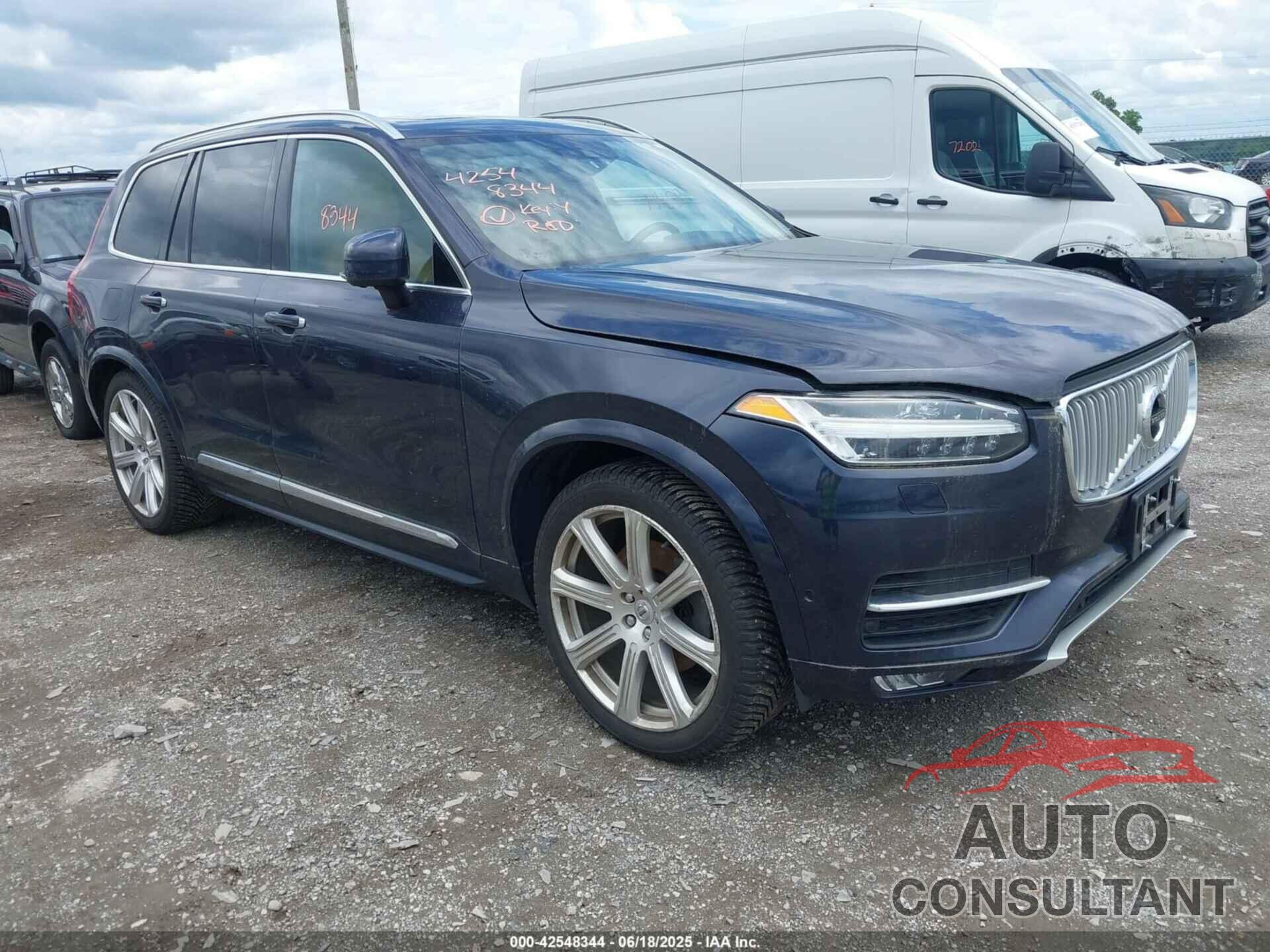 VOLVO XC90 2016 - YV4A22PL4G1022501