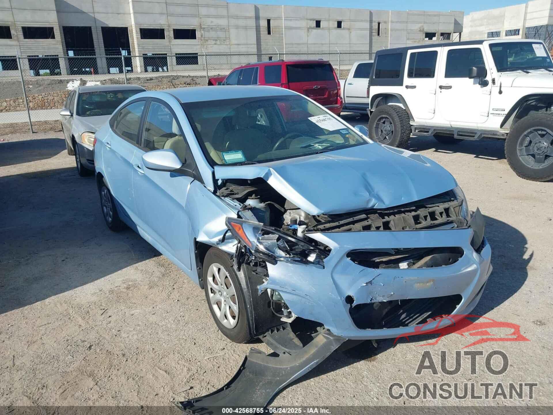HYUNDAI ACCENT 2013 - KMHCT4AE1DU537346