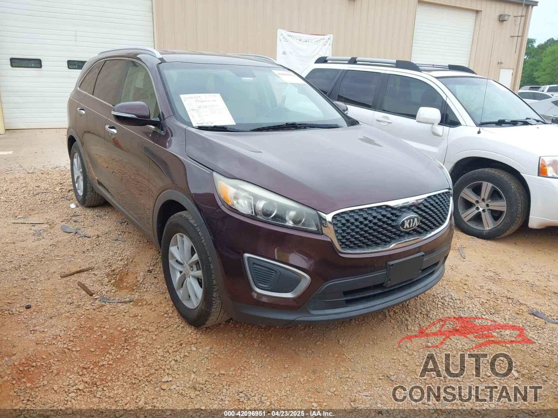 KIA SORENTO 2016 - 5XYPG4A31GG067009
