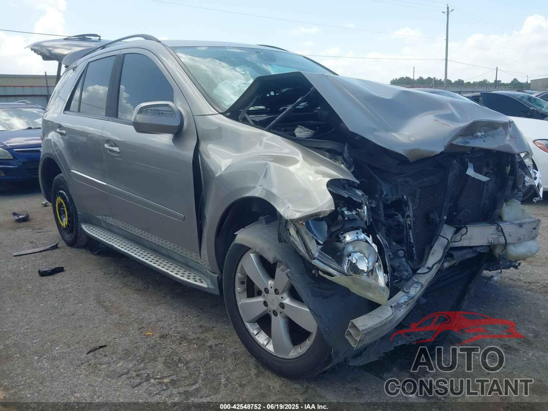 MERCEDES-BENZ ML 350 2009 - 4JGBB86E09A443501