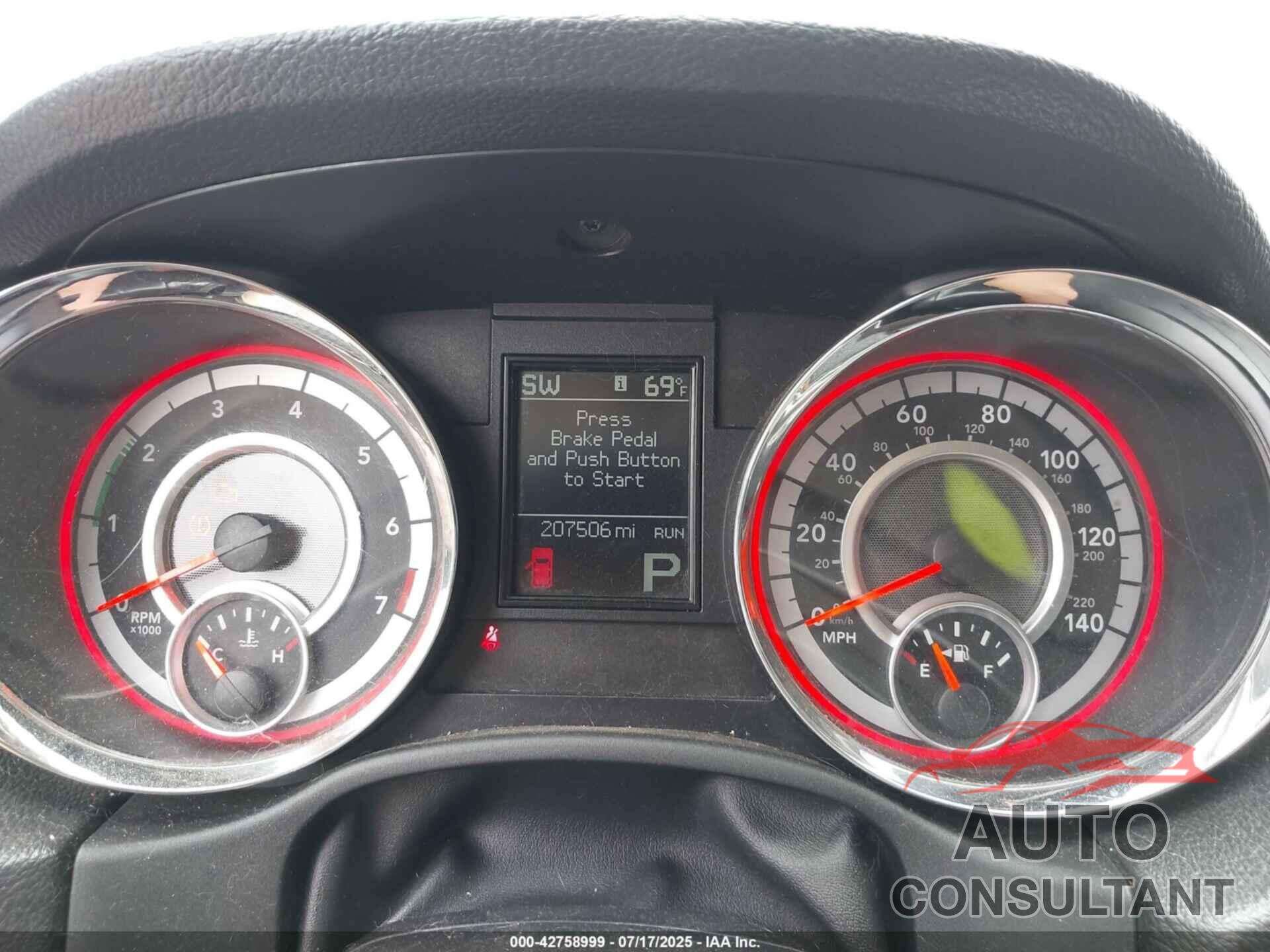 DODGE DURANGO 2012 - 1C4SDJCT4CC294899