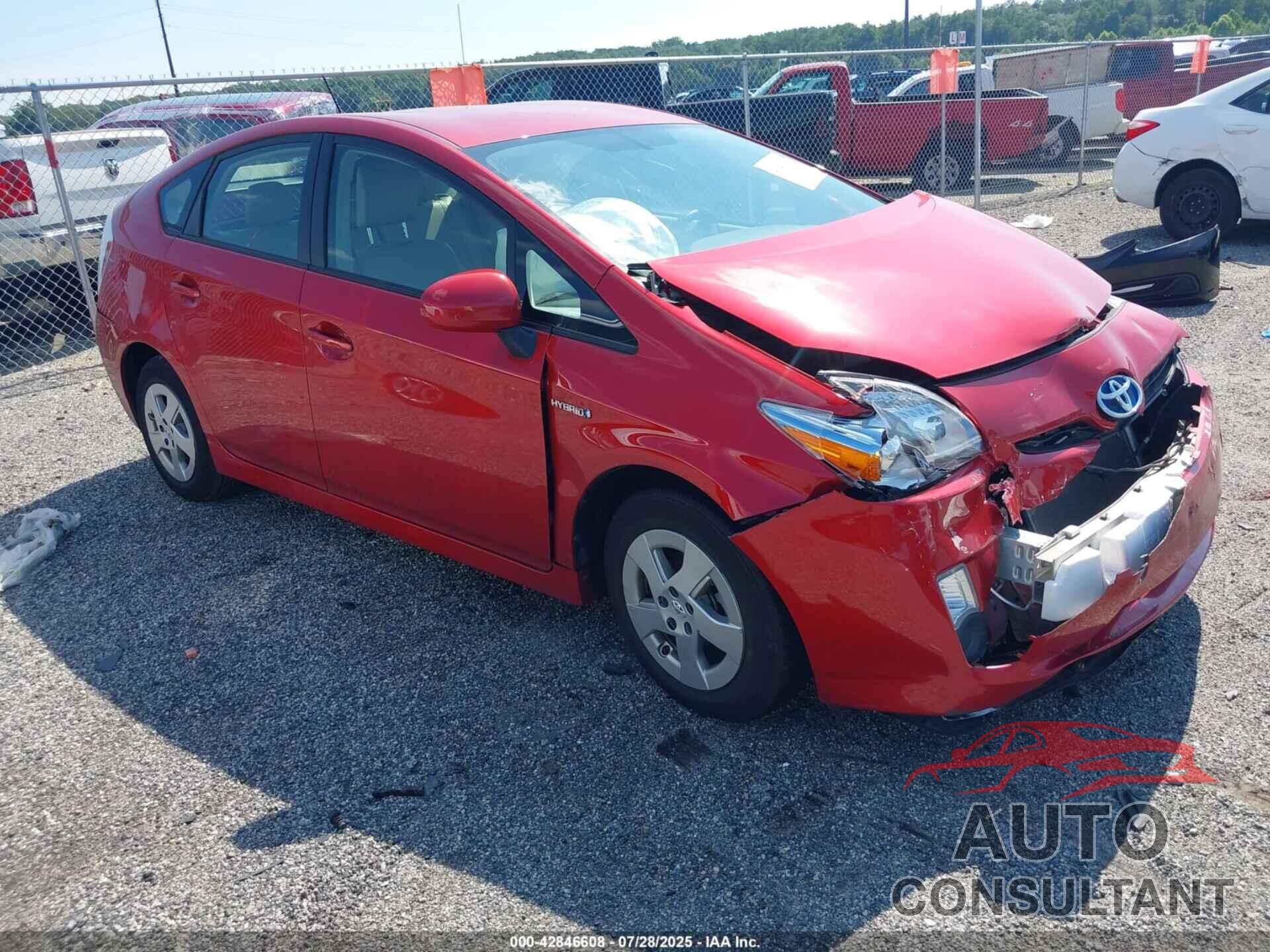TOYOTA PRIUS 2010 - JTDKN3DU1A0111392