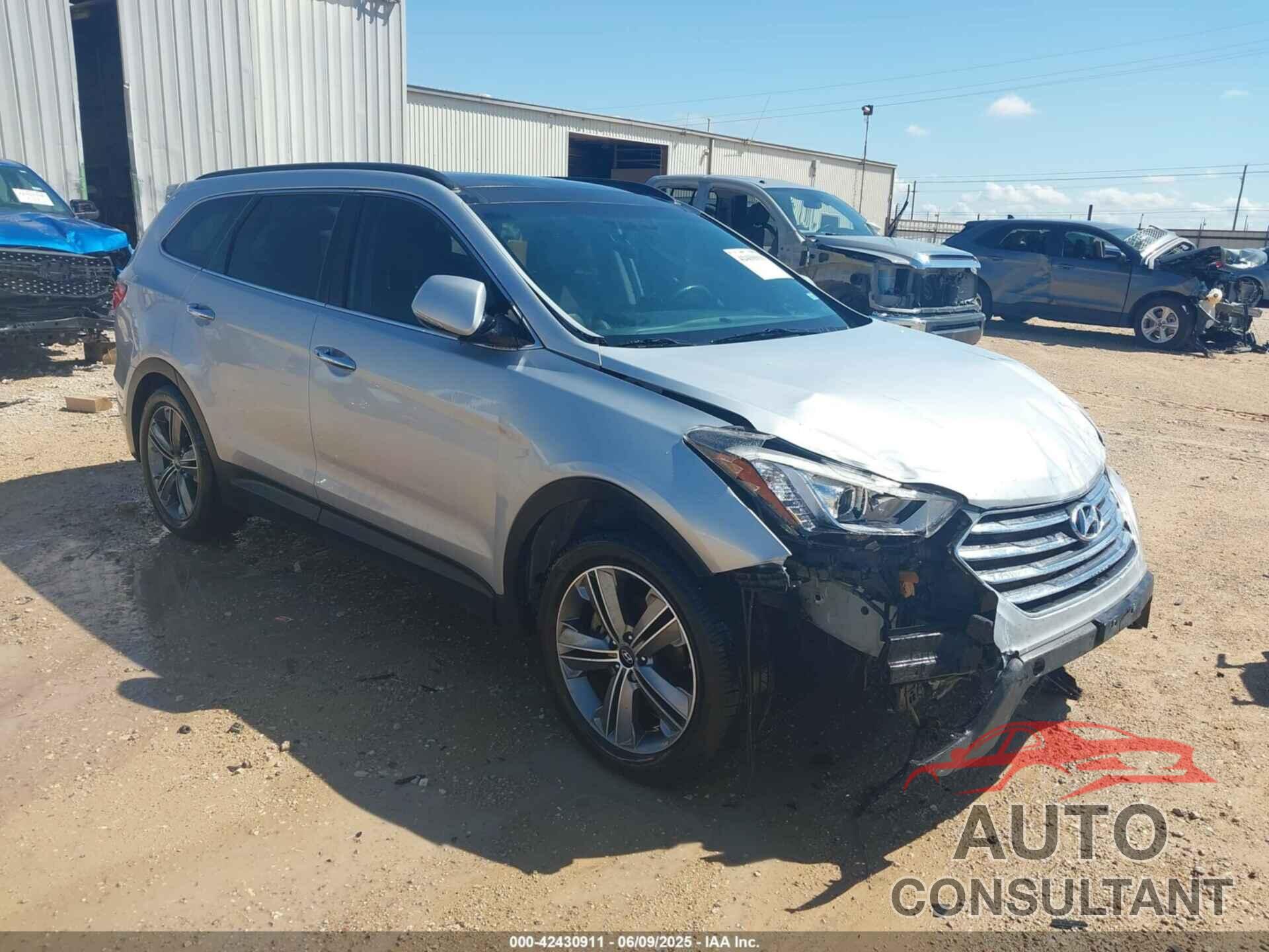 HYUNDAI SANTA FE 2016 - KM8SR4HF5GU161750