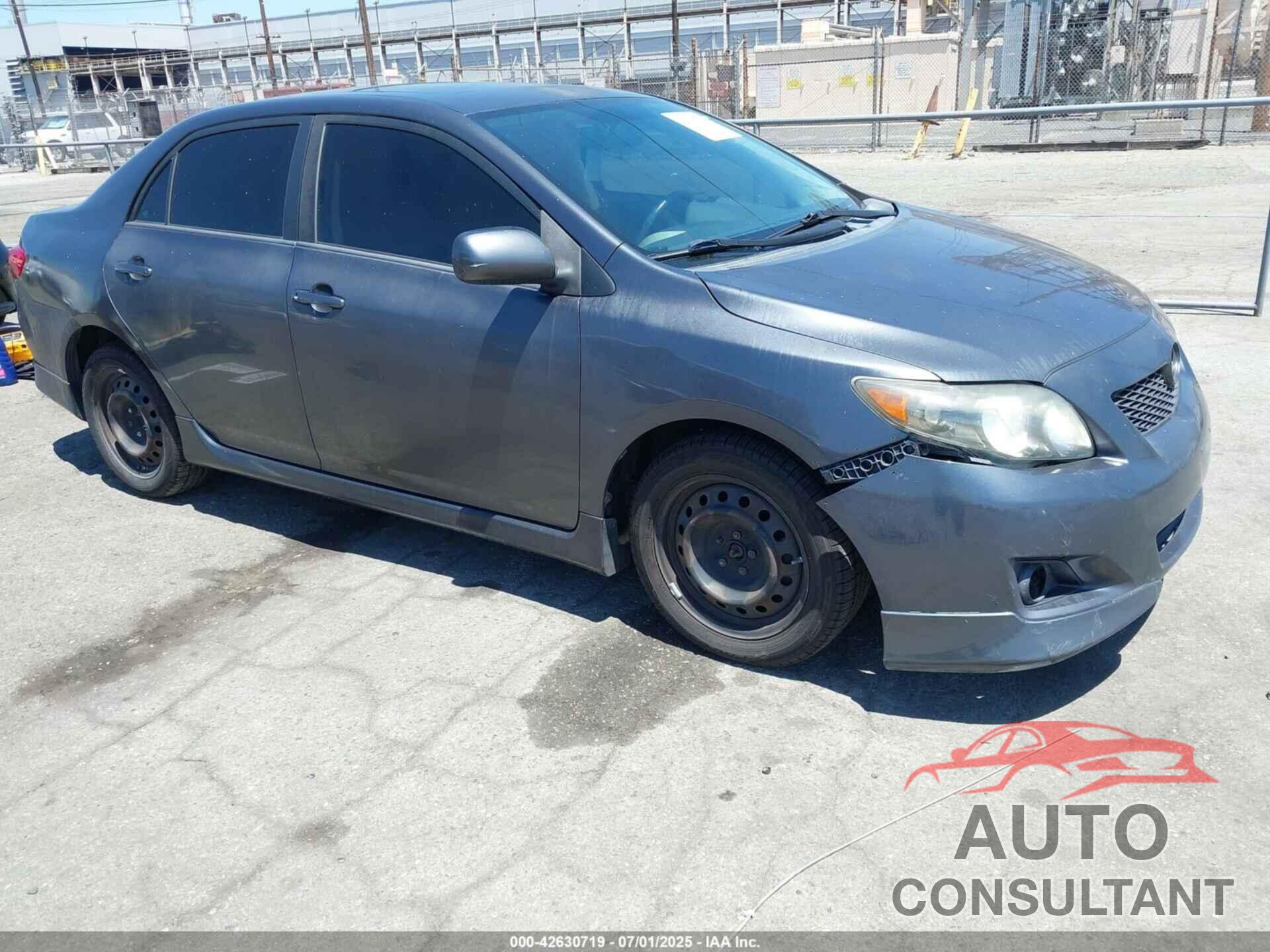 TOYOTA COROLLA 2009 - 2T1BU40E19C079438