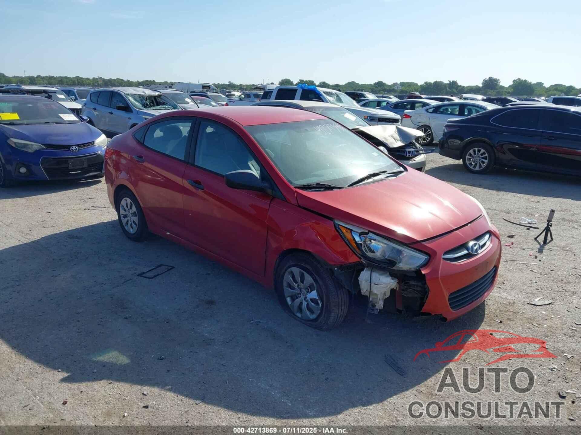 HYUNDAI ACCENT 2016 - KMHCT4AE4GU999727