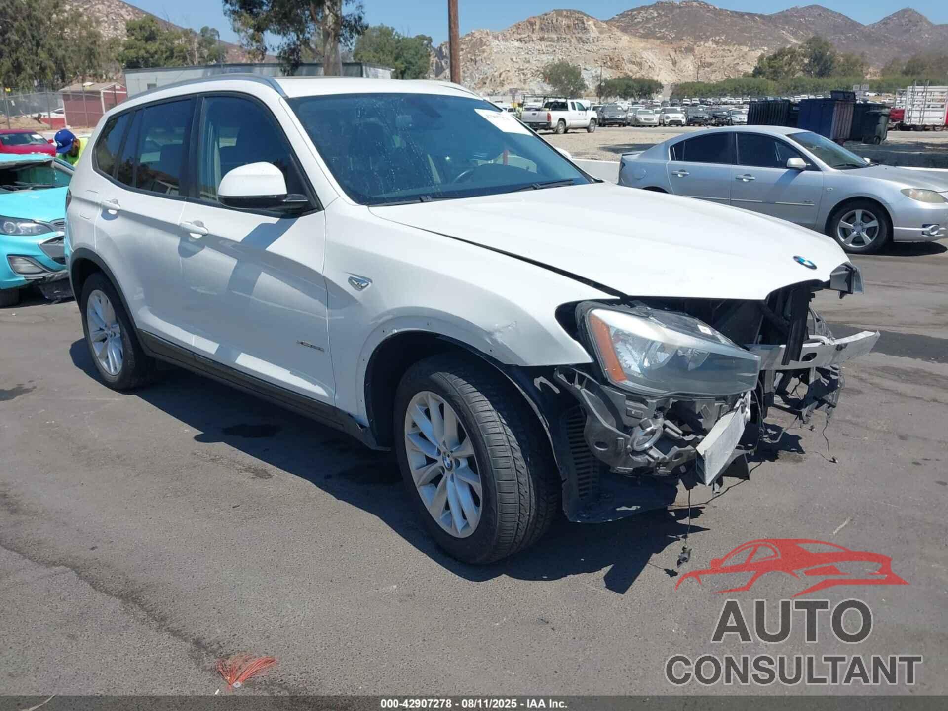 BMW X3 2016 - 5UXWX9C55G0D72821
