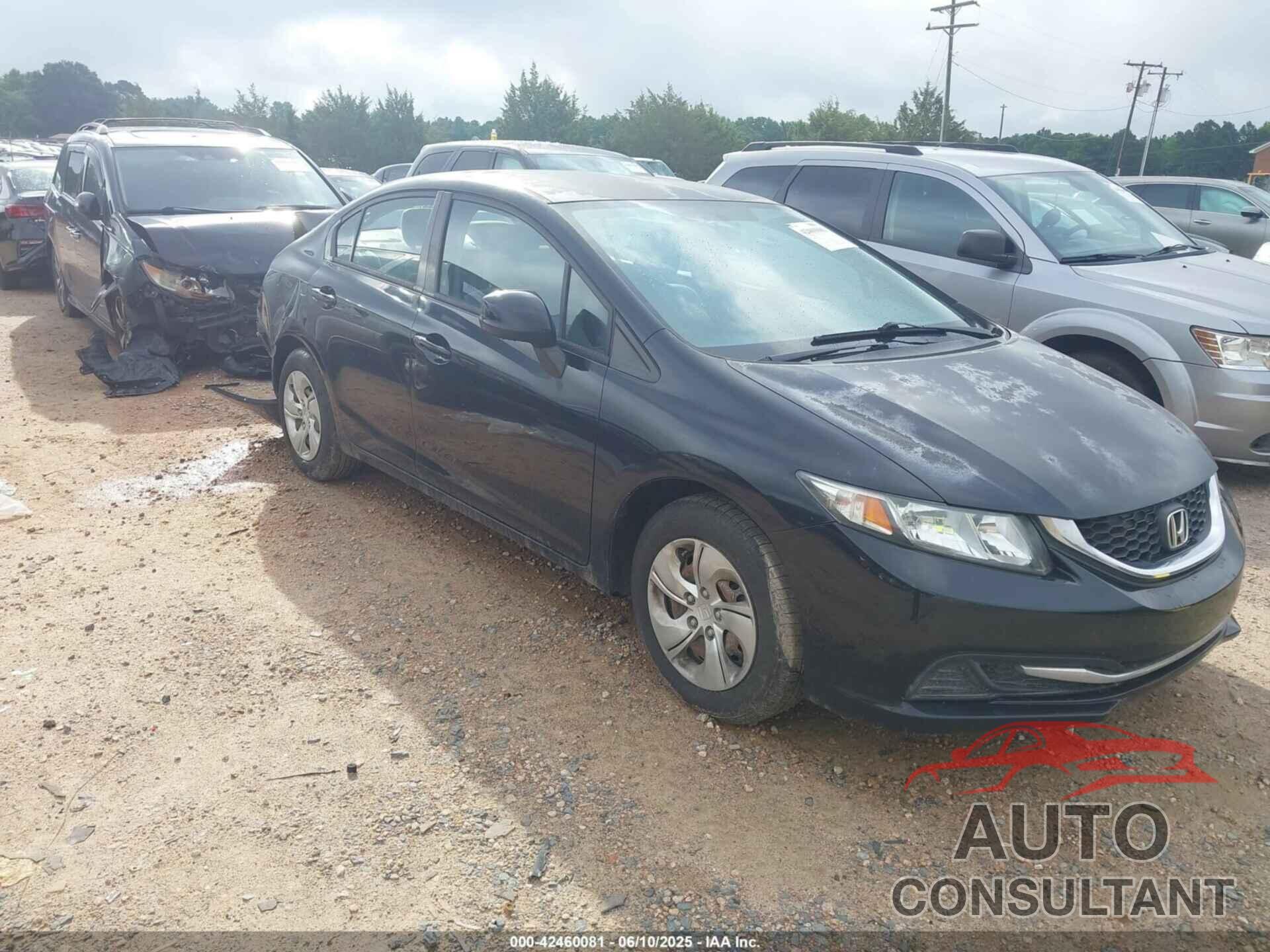 HONDA CIVIC 2013 - 2HGFB2F54DH531207