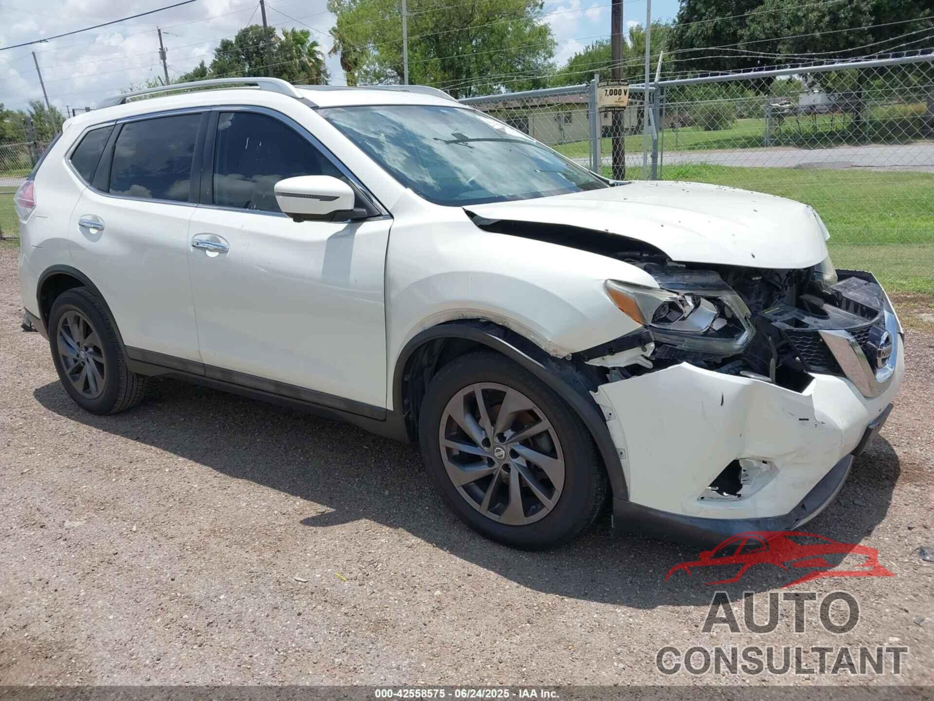 NISSAN ROGUE 2016 - 5N1AT2MVXGC790294