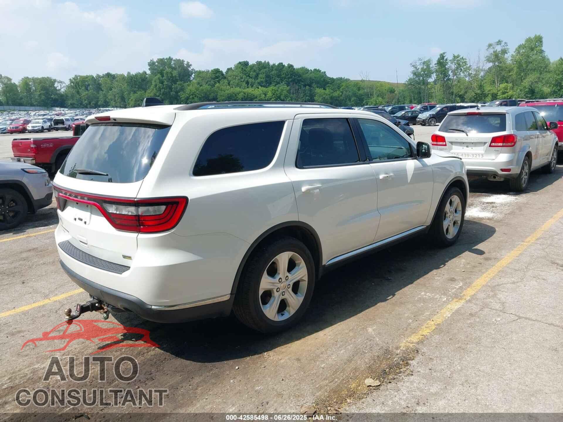 DODGE DURANGO 2015 - 1C4RDJAG8FC120424