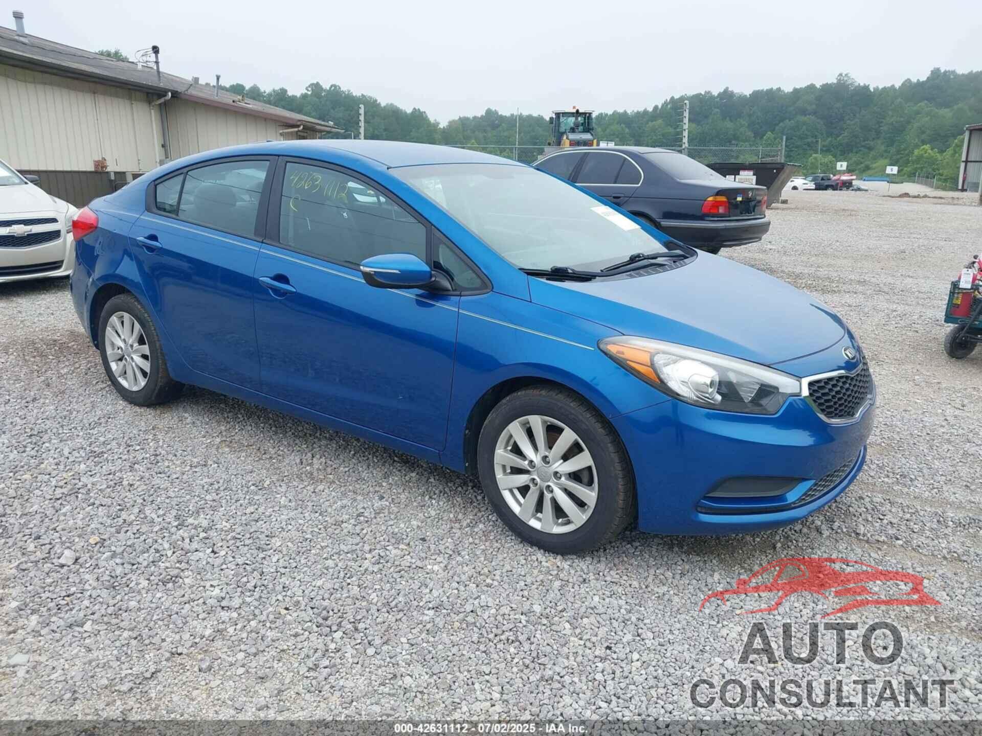 KIA FORTE 2014 - KNAFX4A65E5223755