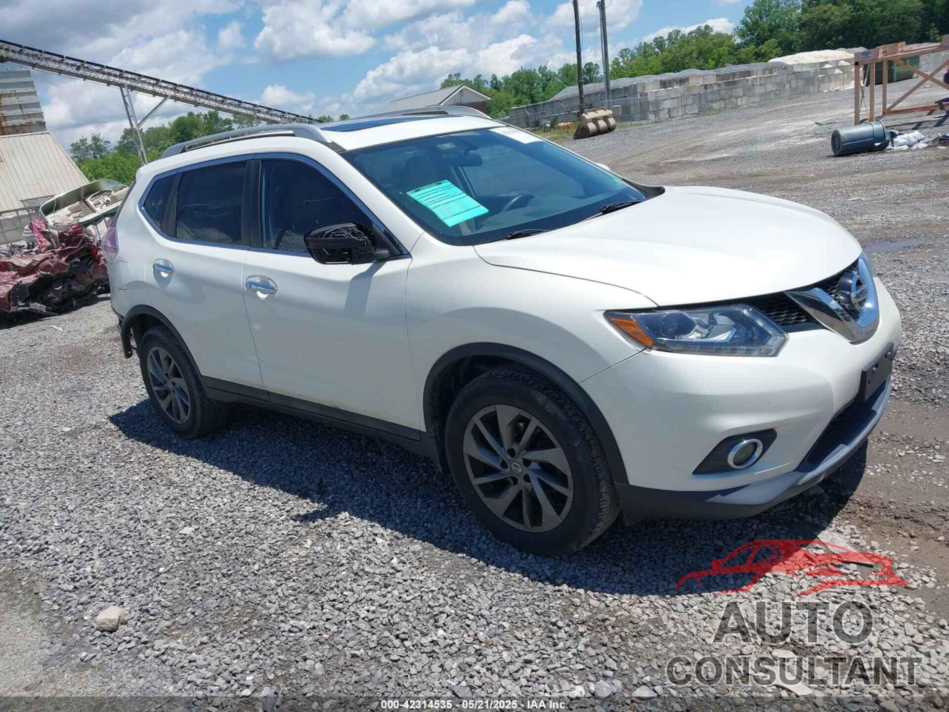 NISSAN ROGUE 2016 - 5N1AT2MV9GC765984