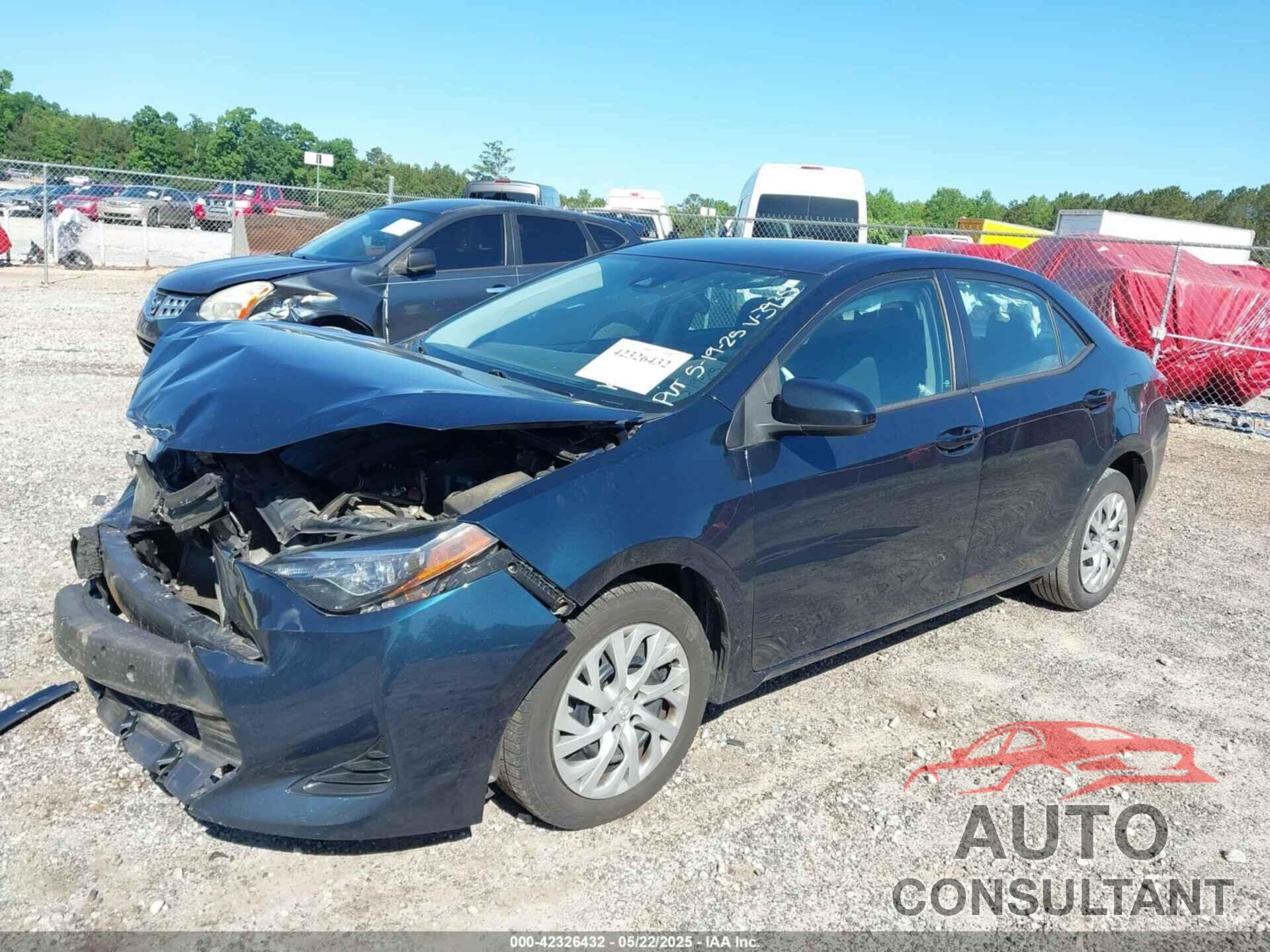 TOYOTA COROLLA 2017 - 5YFBURHEXHP733935
