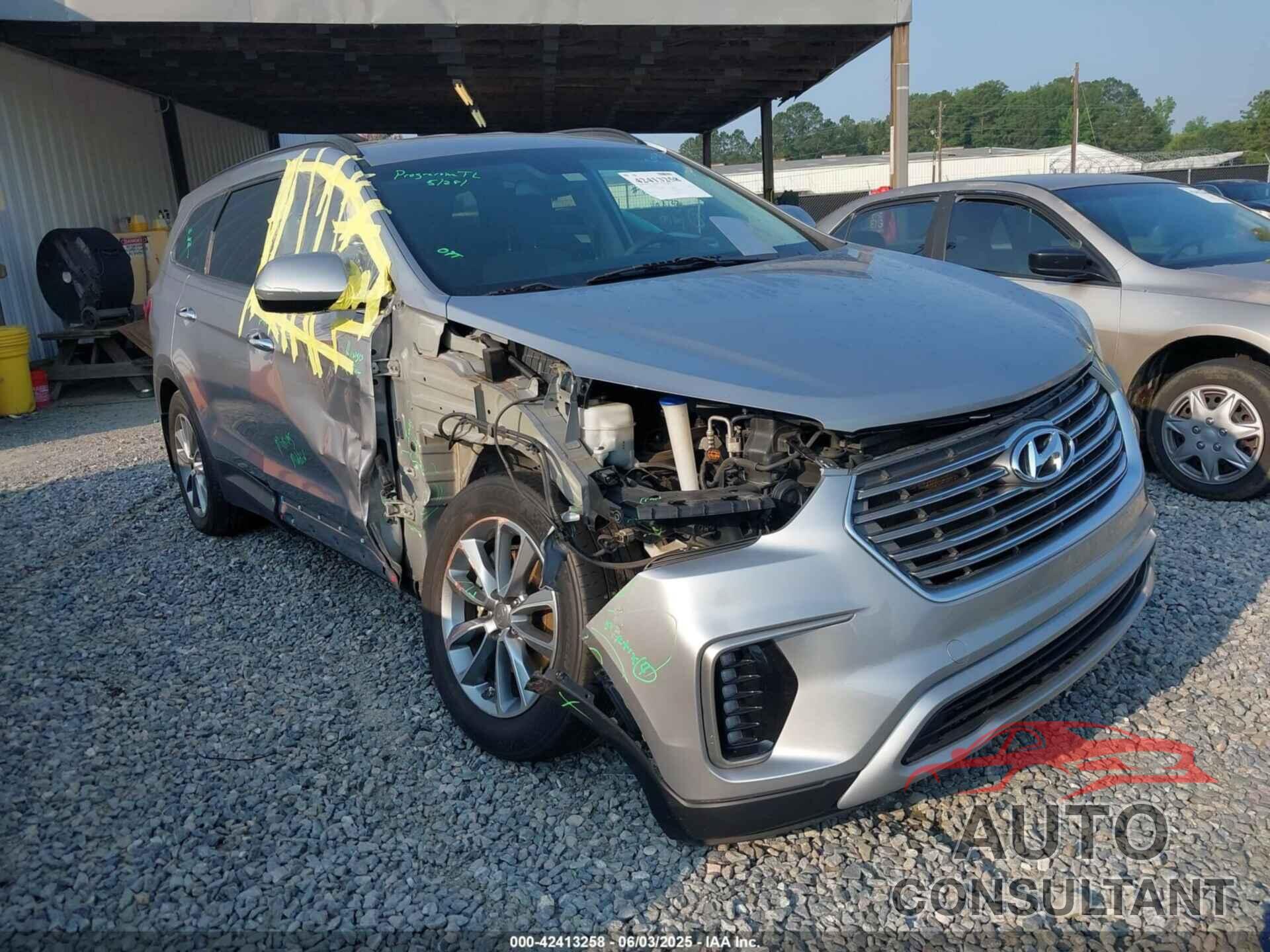 HYUNDAI SANTA FE 2017 - KM8SM4HF7HU238733