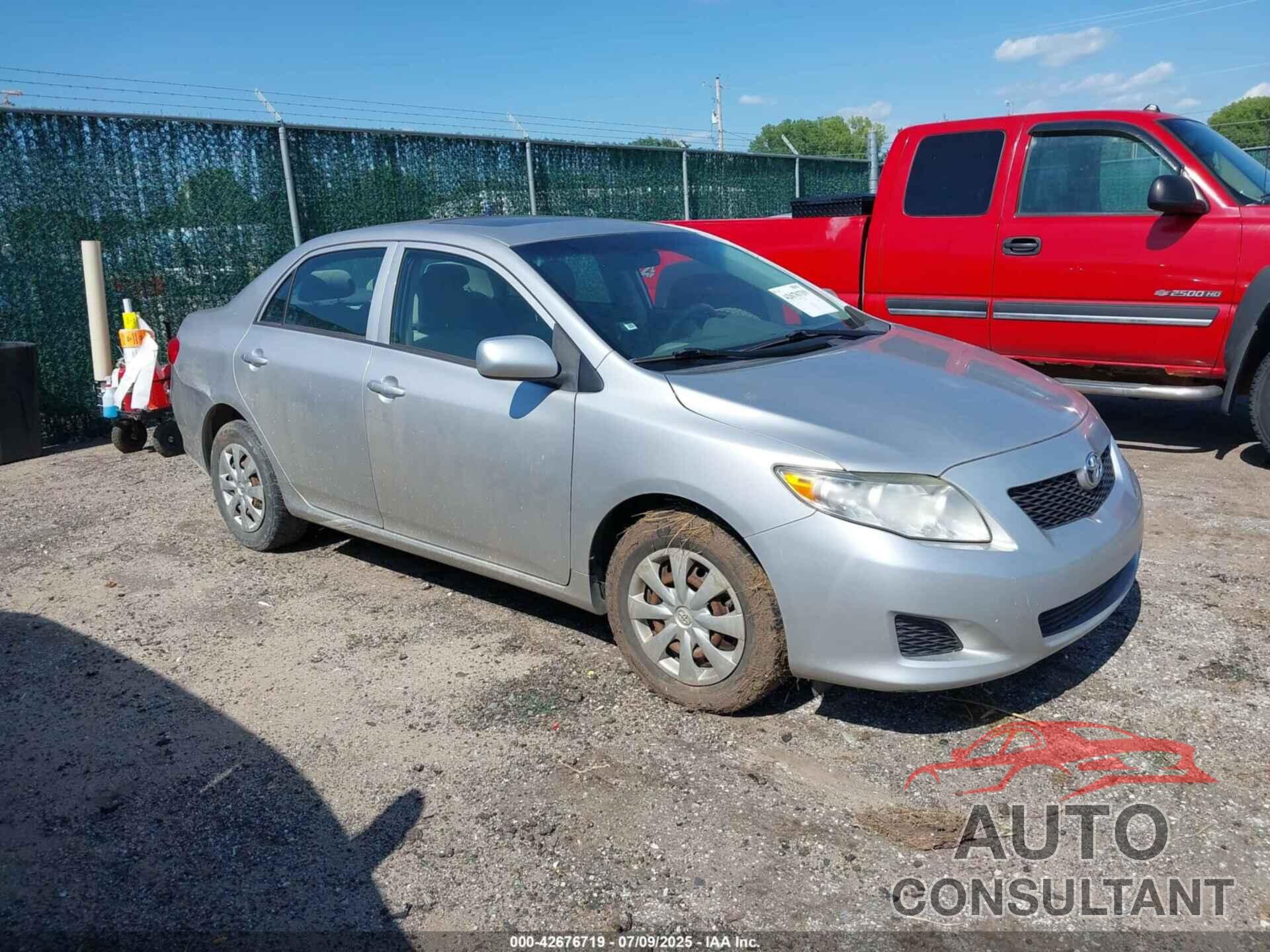 TOYOTA COROLLA 2009 - 1NXBU40E99Z108229