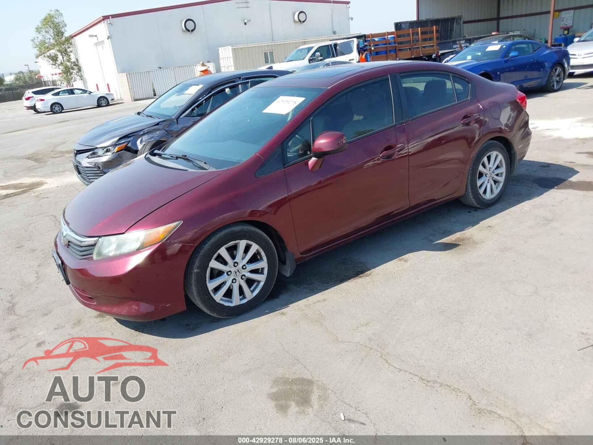 HONDA CIVIC 2012 - 2HGFB2F89CH515366