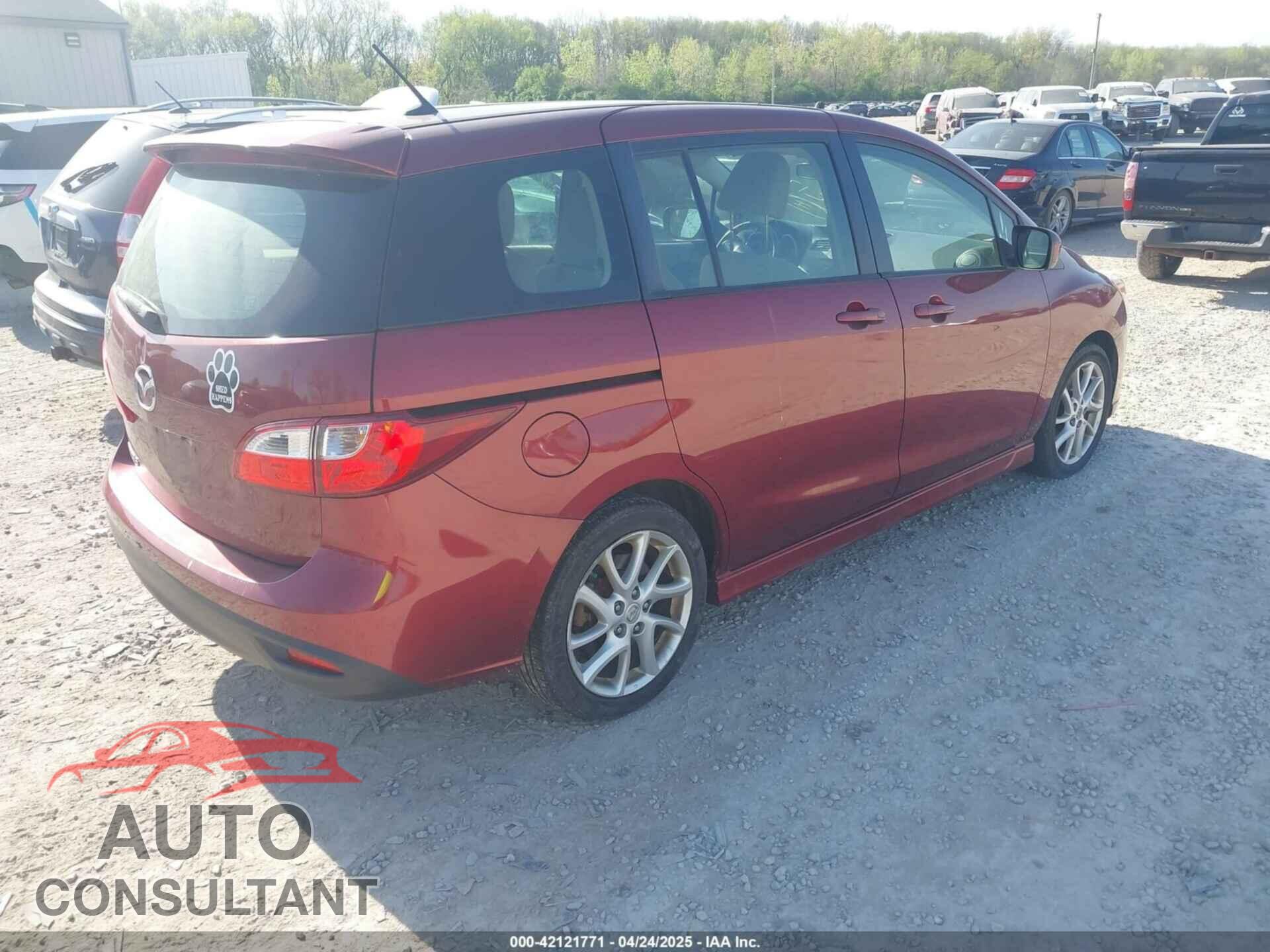 MAZDA MAZDA5 2012 - JM1CW2CL3C0133076