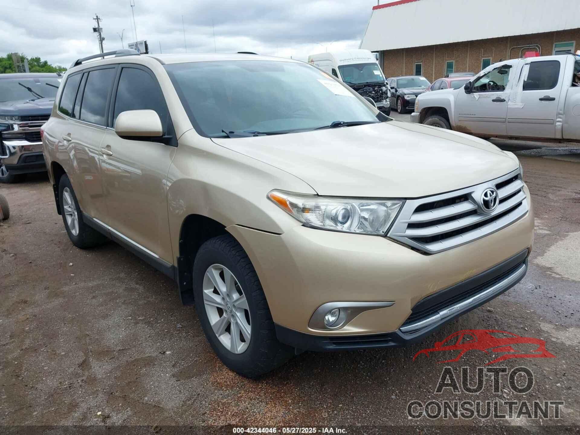 TOYOTA HIGHLANDER 2013 - 5TDZK3EH7DS126618