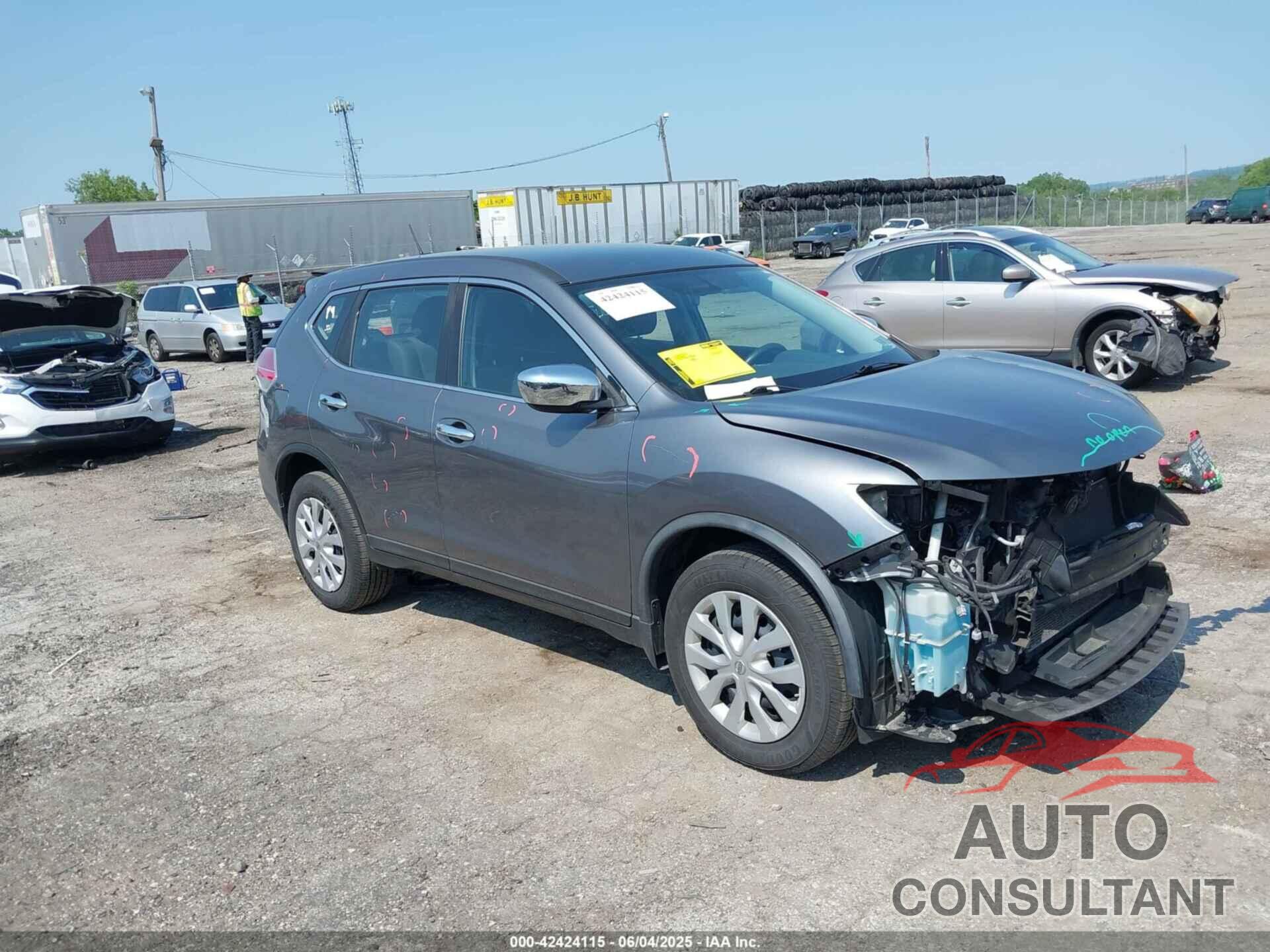 NISSAN ROGUE 2016 - KNMAT2MT4GP623683