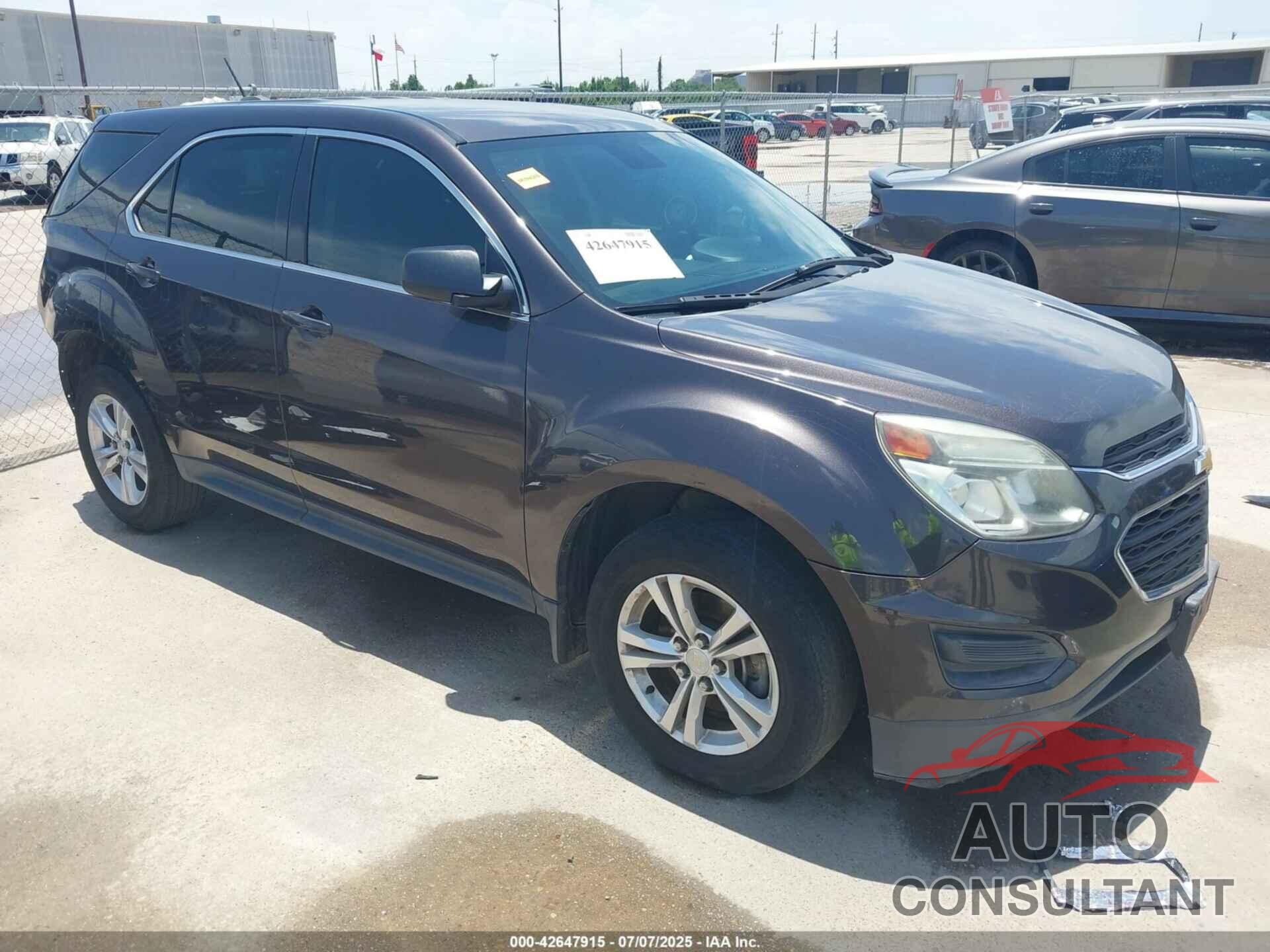 CHEVROLET EQUINOX 2016 - 2GNALBEK6G6266066