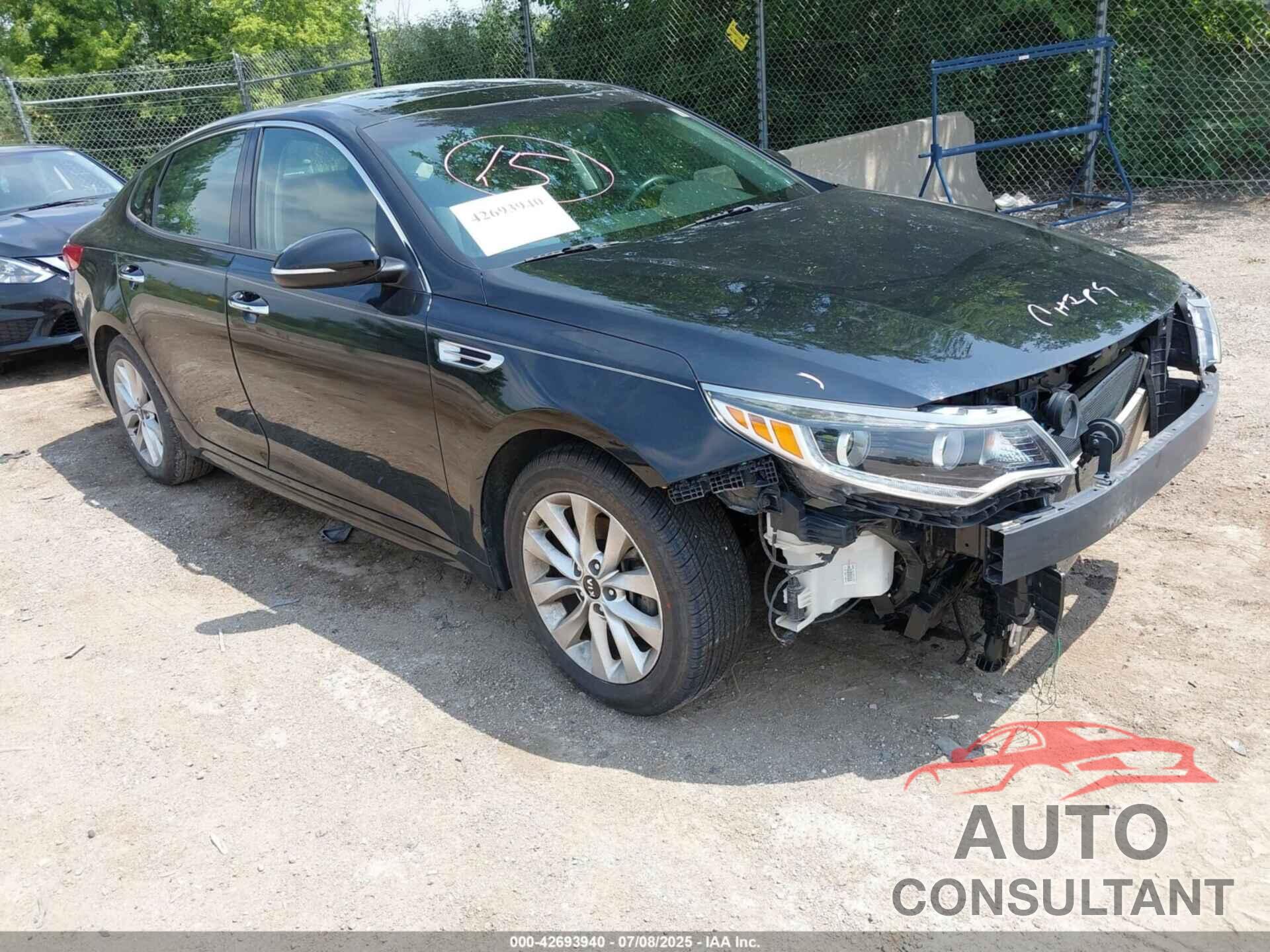 KIA OPTIMA 2016 - 5XXGU4L3XGG102222