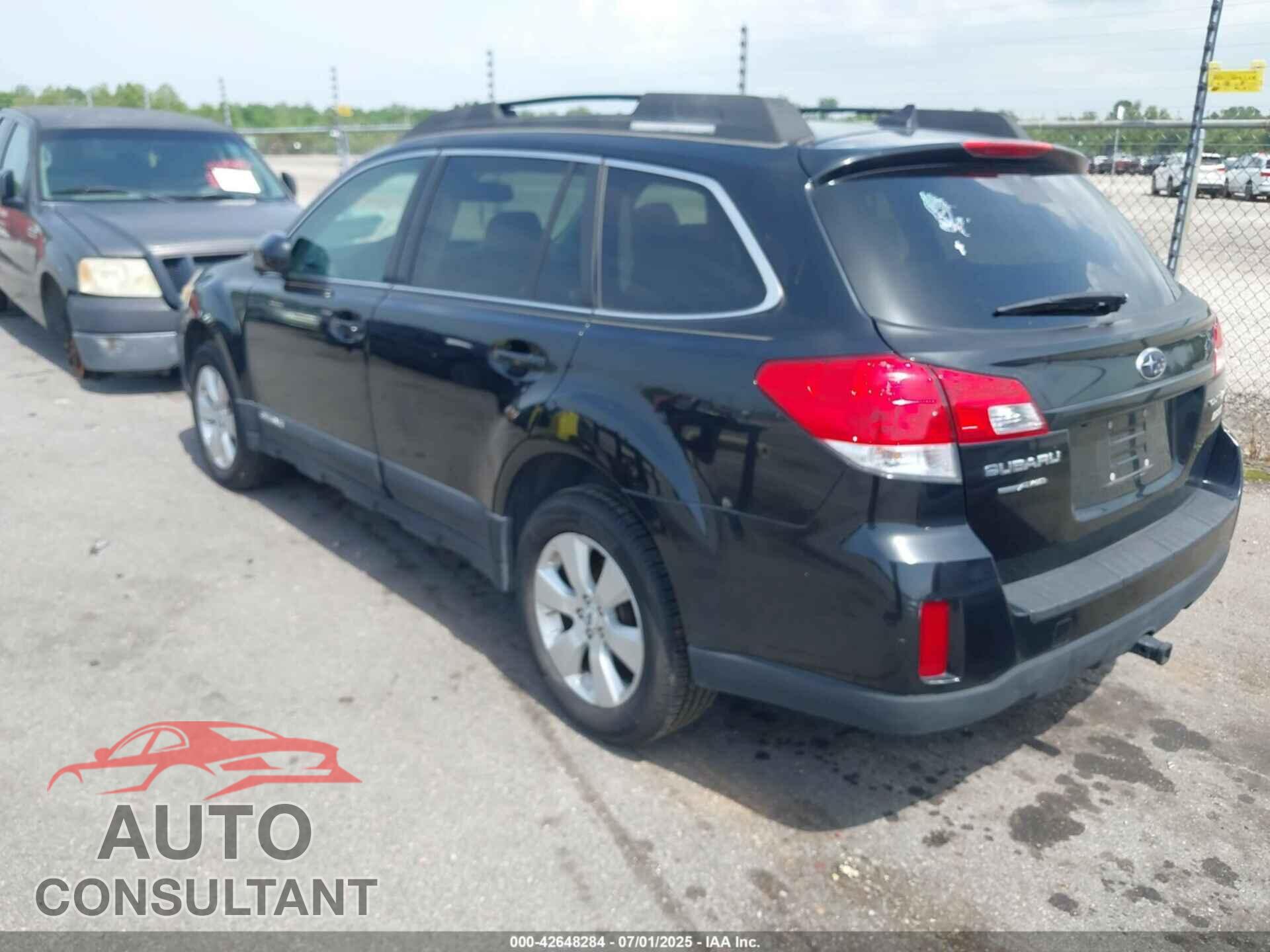 SUBARU OUTBACK 2011 - 4S4BRBLC3B3431672