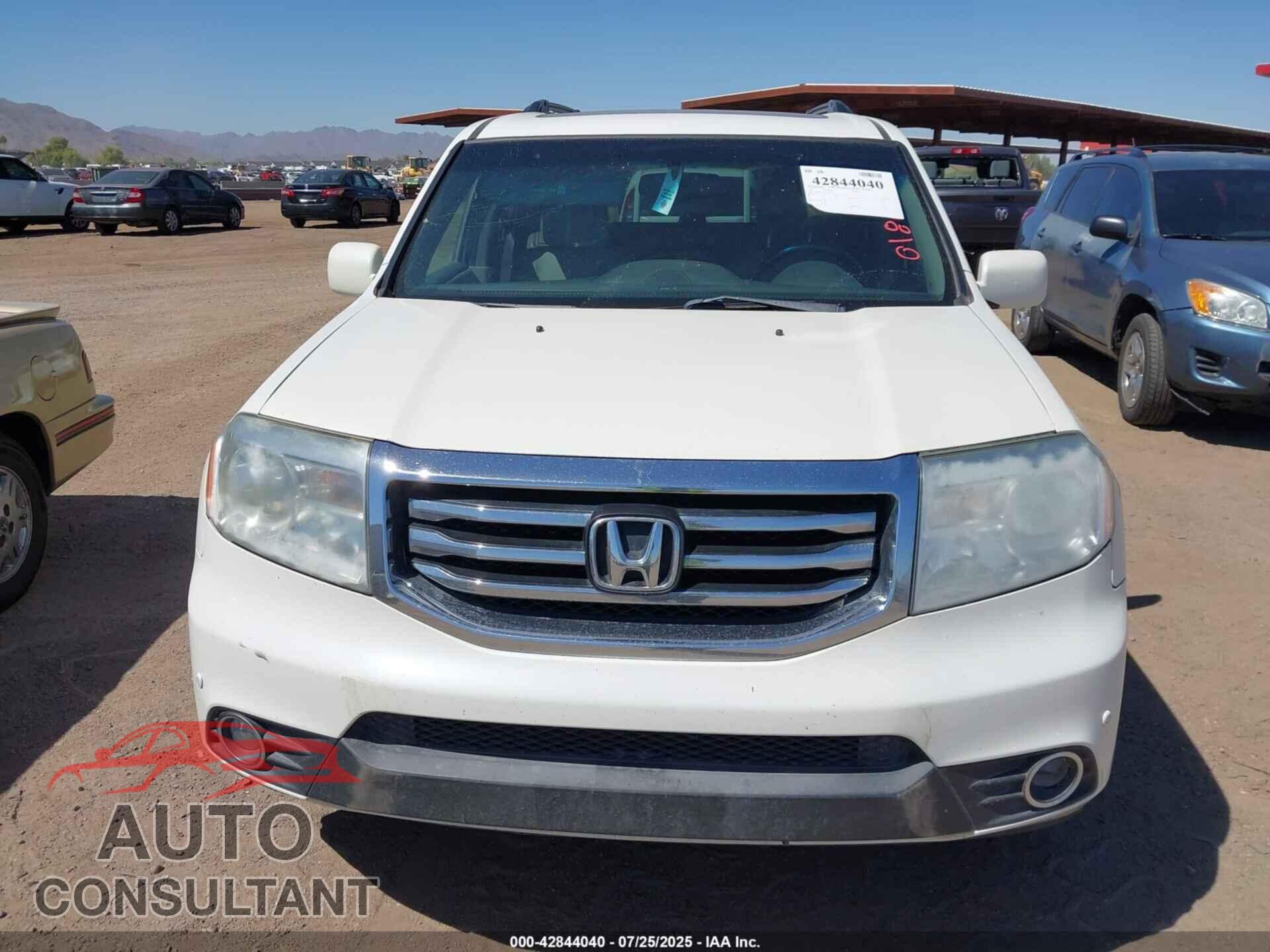 HONDA PILOT 2012 - 5FNYF4H92CB018162