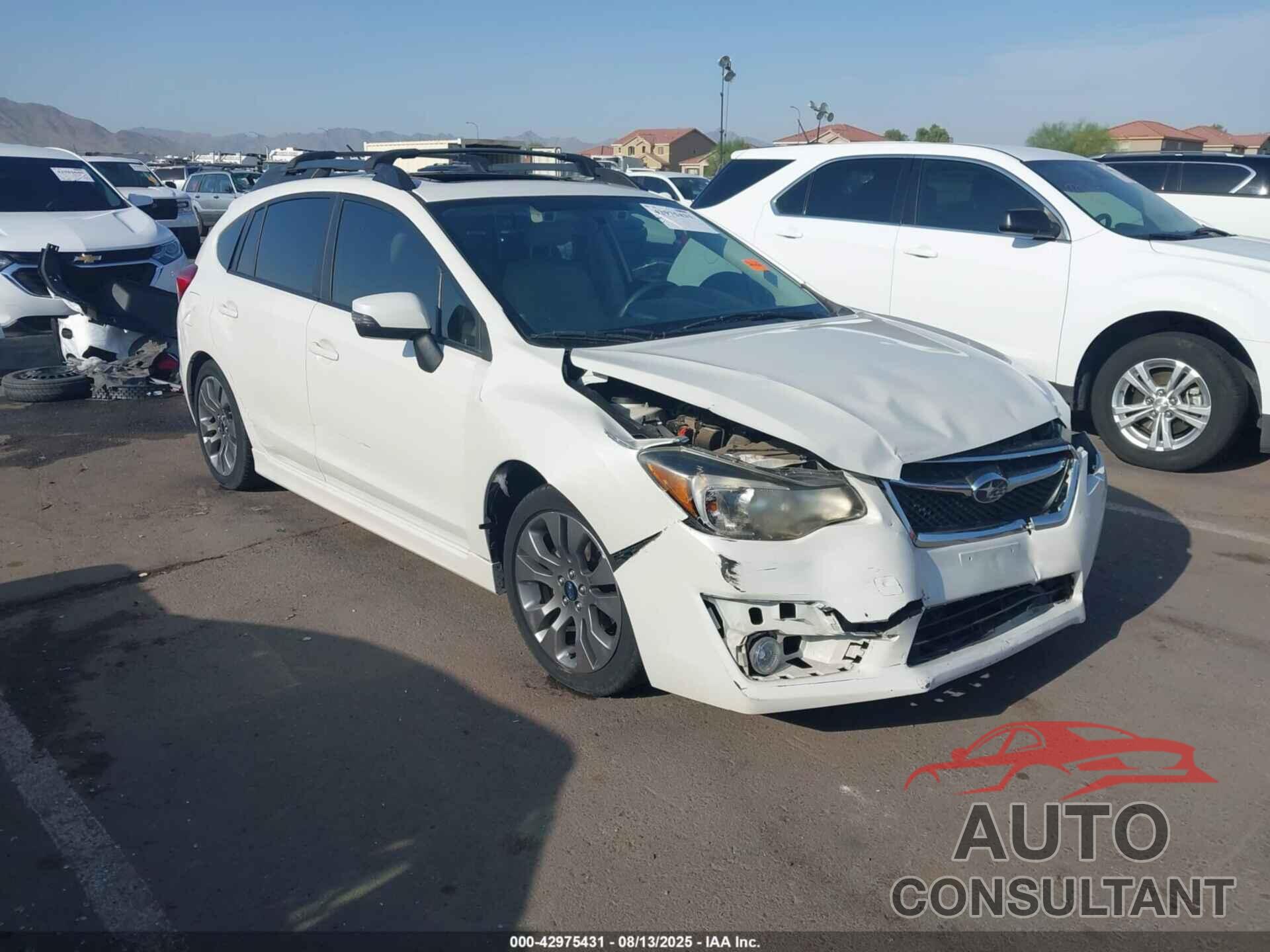 SUBARU IMPREZA 2015 - JF1GPAZ68FH288681