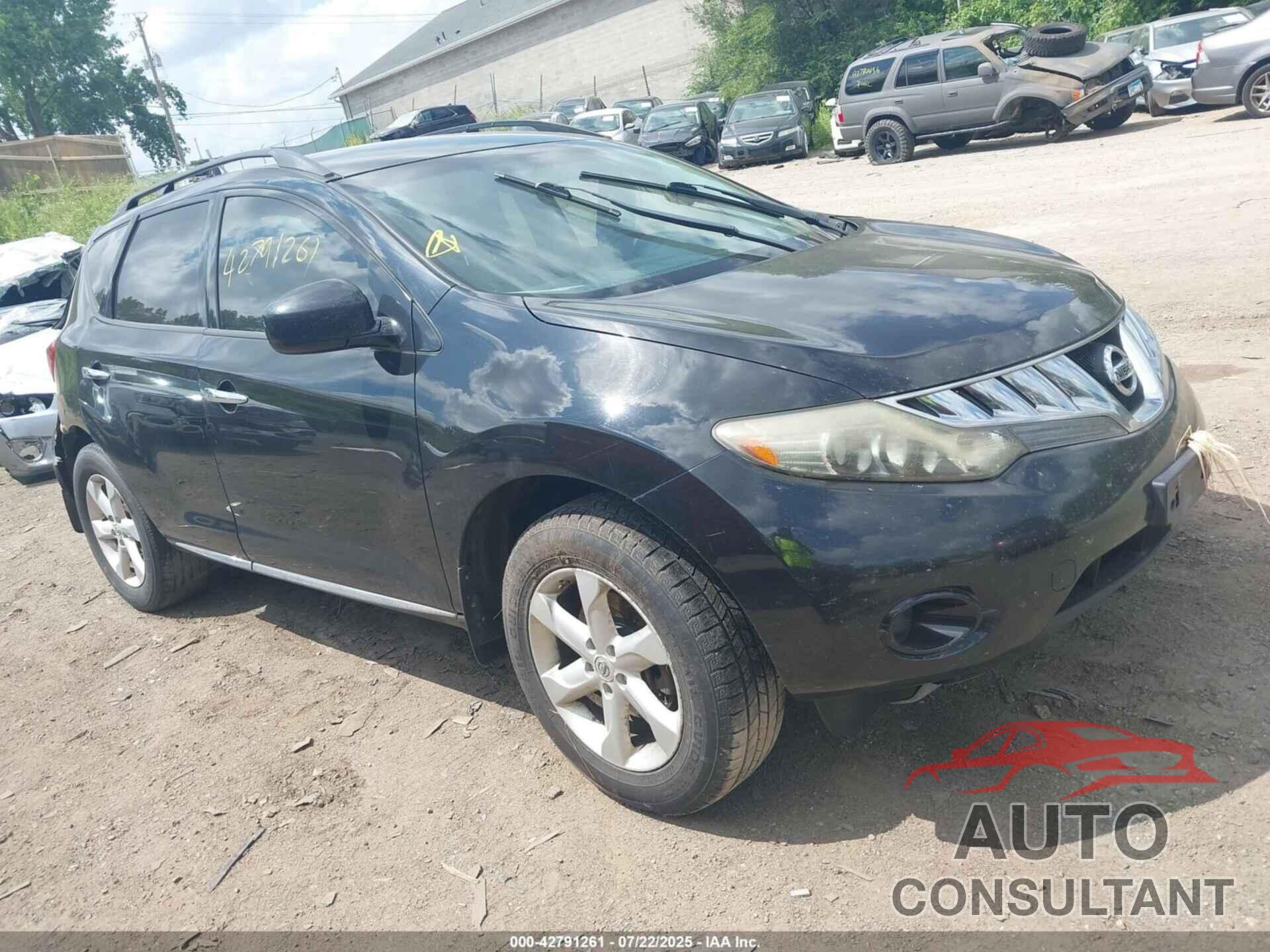 NISSAN MURANO 2009 - JN8AZ18W59W141105