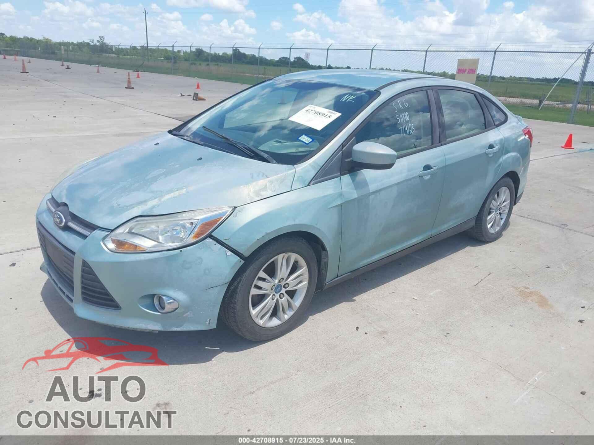 FORD FOCUS 2012 - 1FAHP3F29CL312562