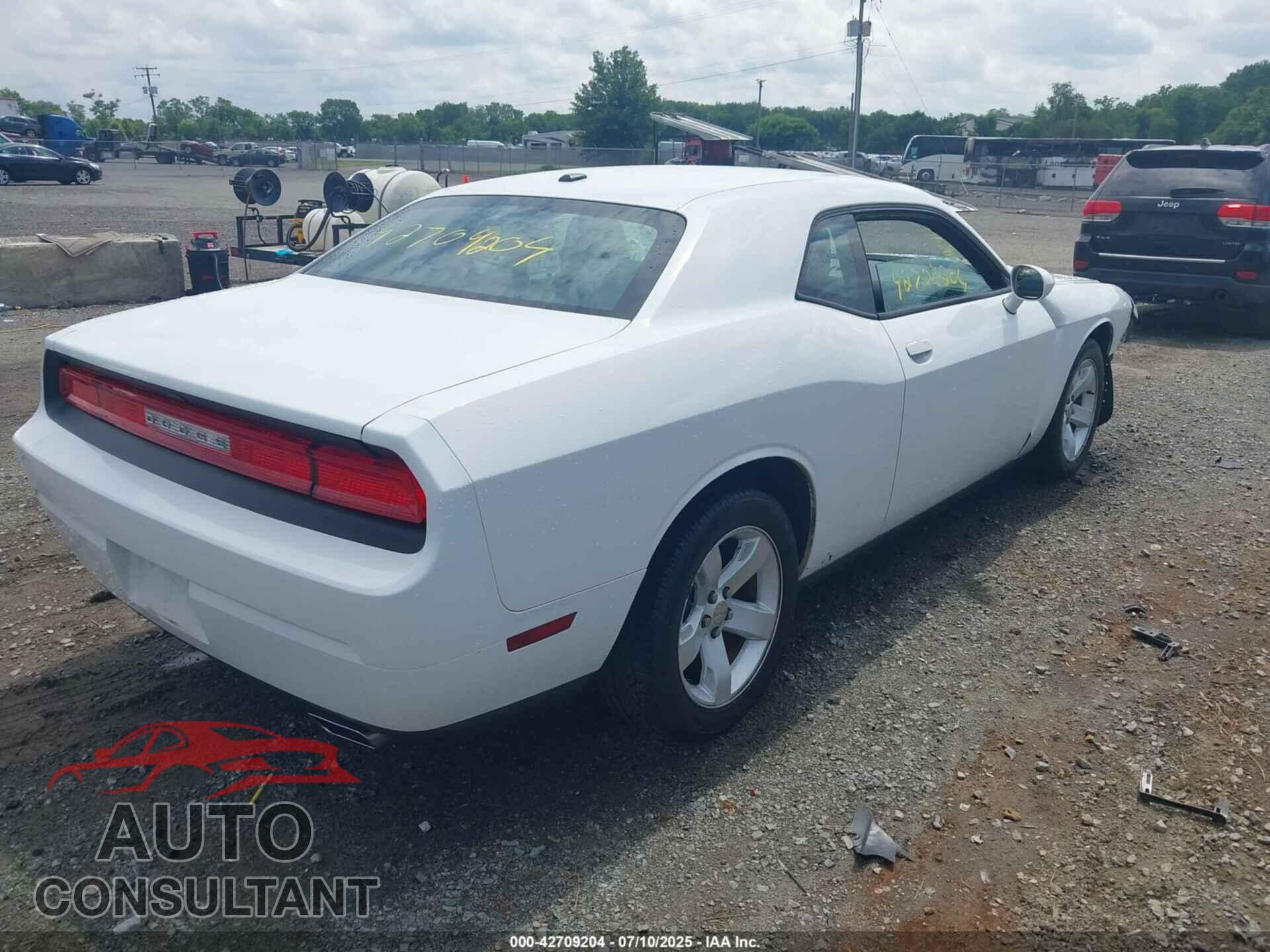 DODGE CHALLENGER 2012 - 2C3CDYAG0CH294001