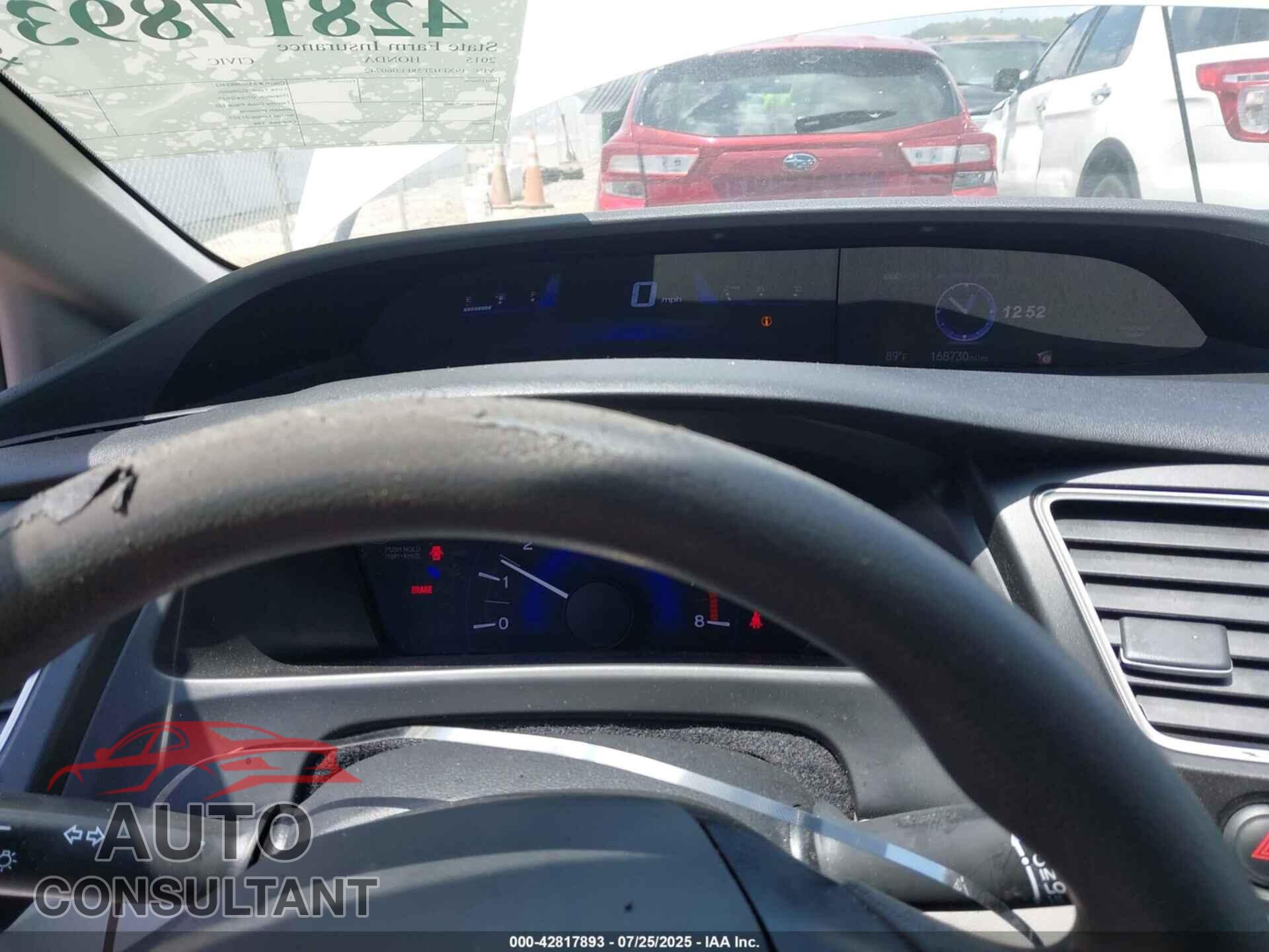 HONDA CIVIC 2015 - 19XFB2F58FE060742