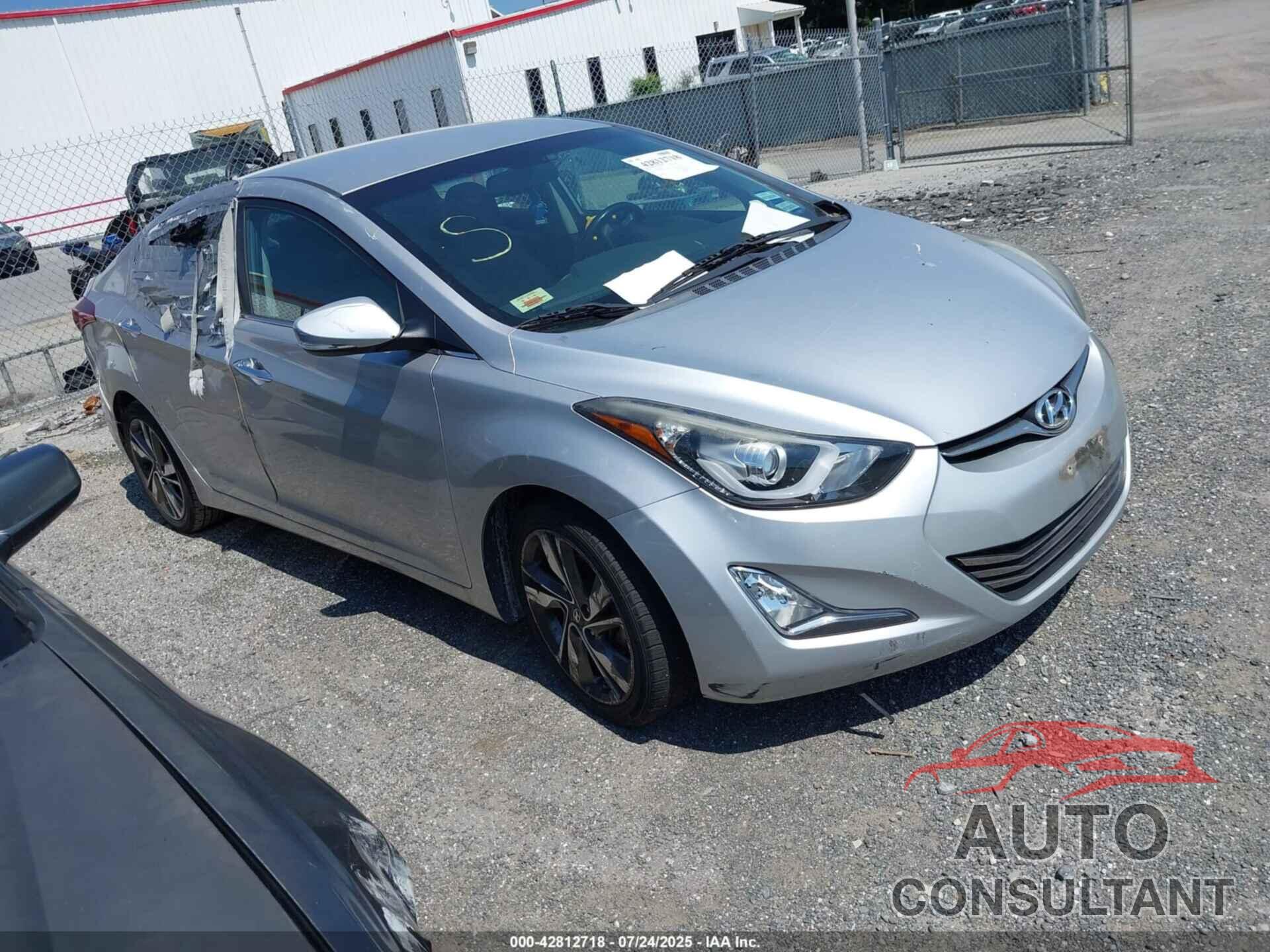 HYUNDAI ELANTRA 2014 - 5NPDH4AE0EH506O14