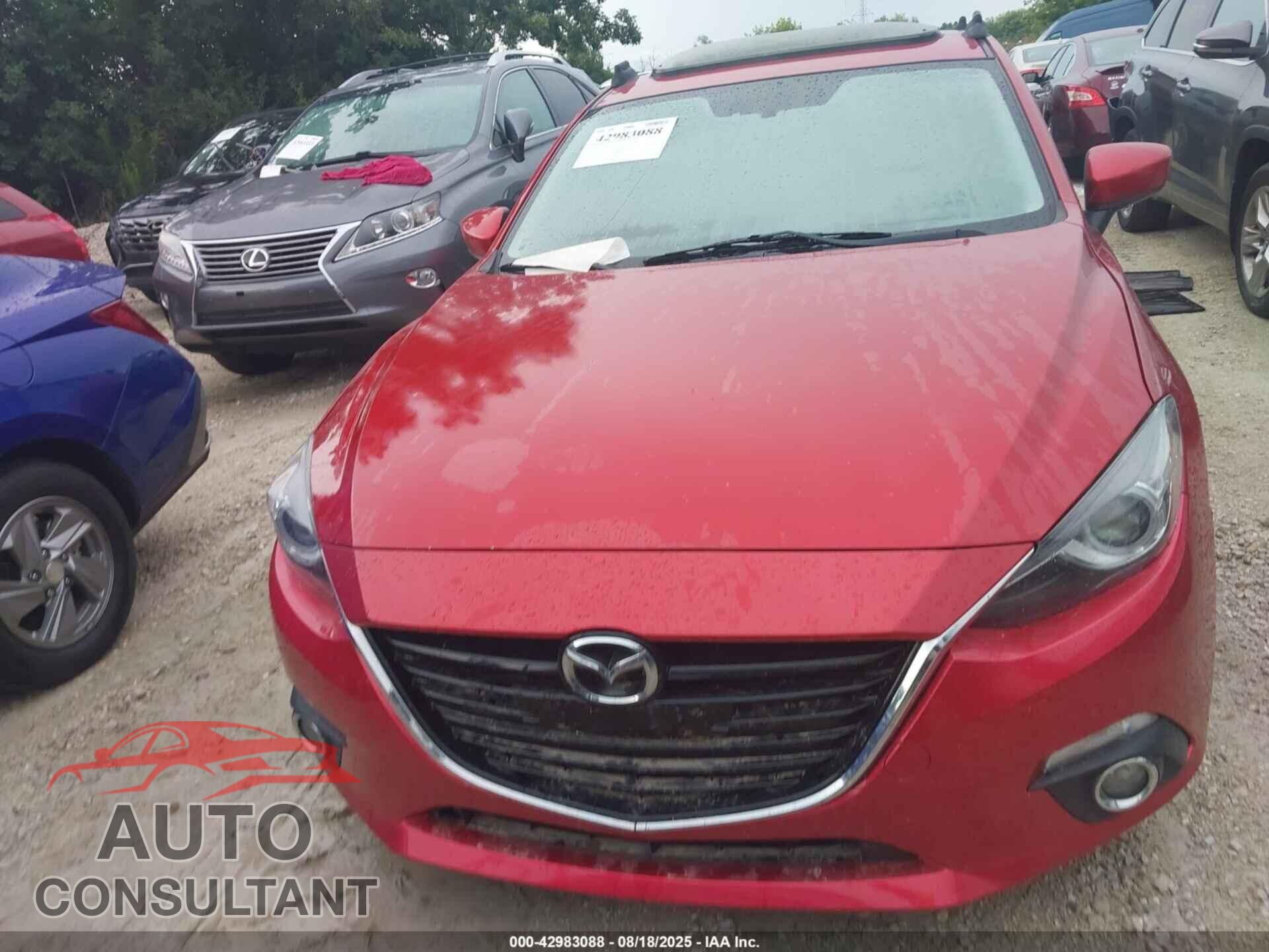 MAZDA MAZDA3 2014 - JM1BM1M31E1103985