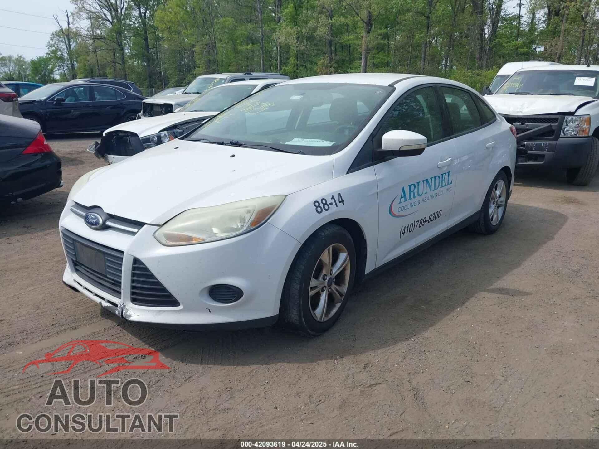 FORD FOCUS 2014 - 1FADP3F2XEL202508